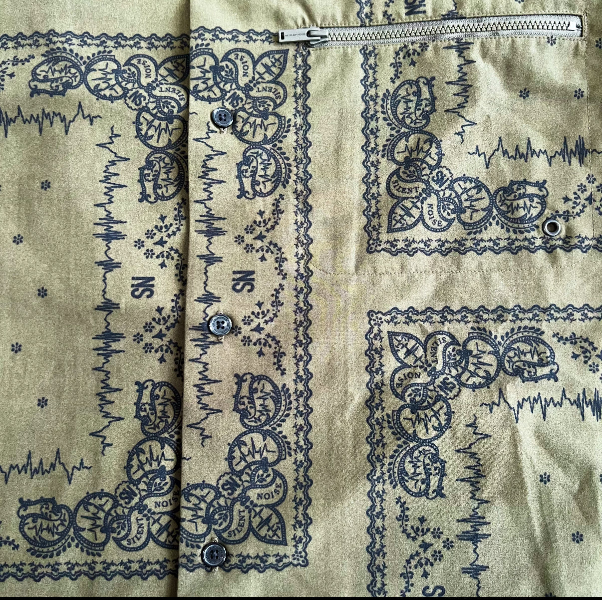 Undercover x GU Paisley Button-Up SZ L