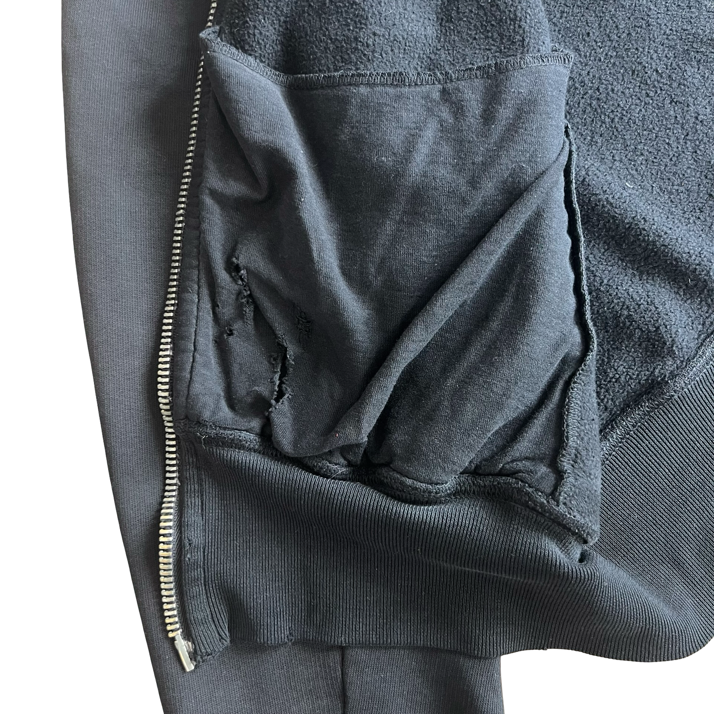 Rick Owens Black Gimp Hoodie SZ XL