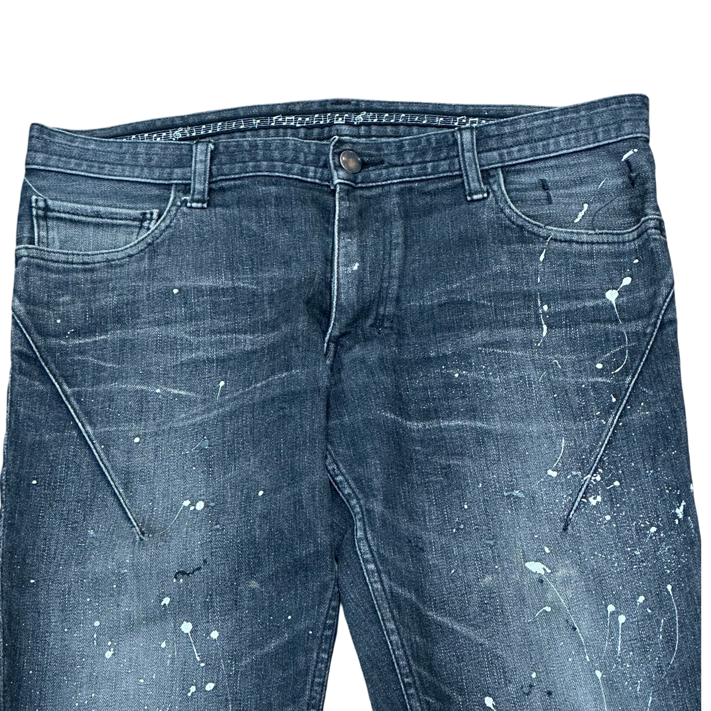 Number (N)ine Paint Splatter Denim