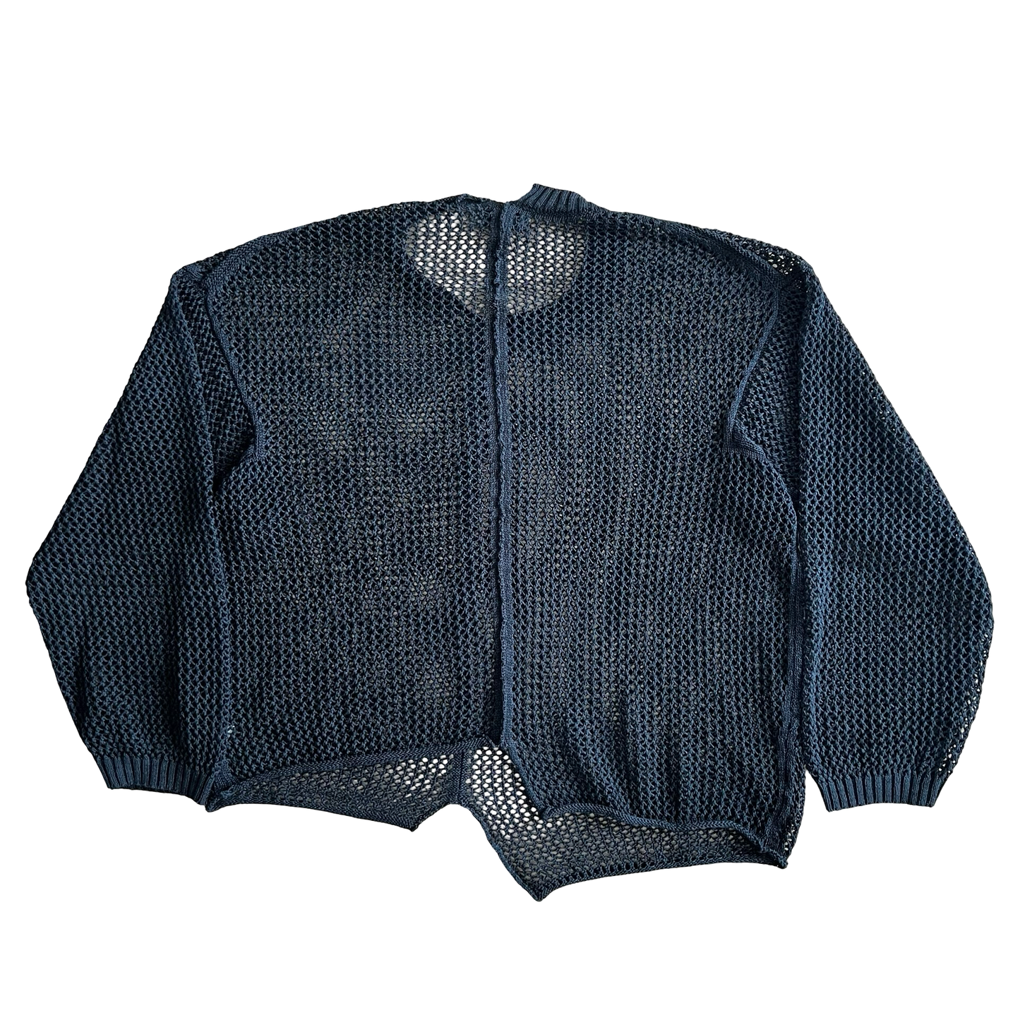 Yohji Yamamoto Loose Gauge Asymmetric Knit Sweater SZ