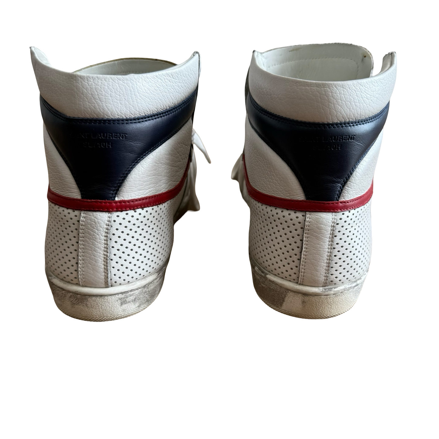 Saint Laurent SL10h Perforated Sneakers SZ 43