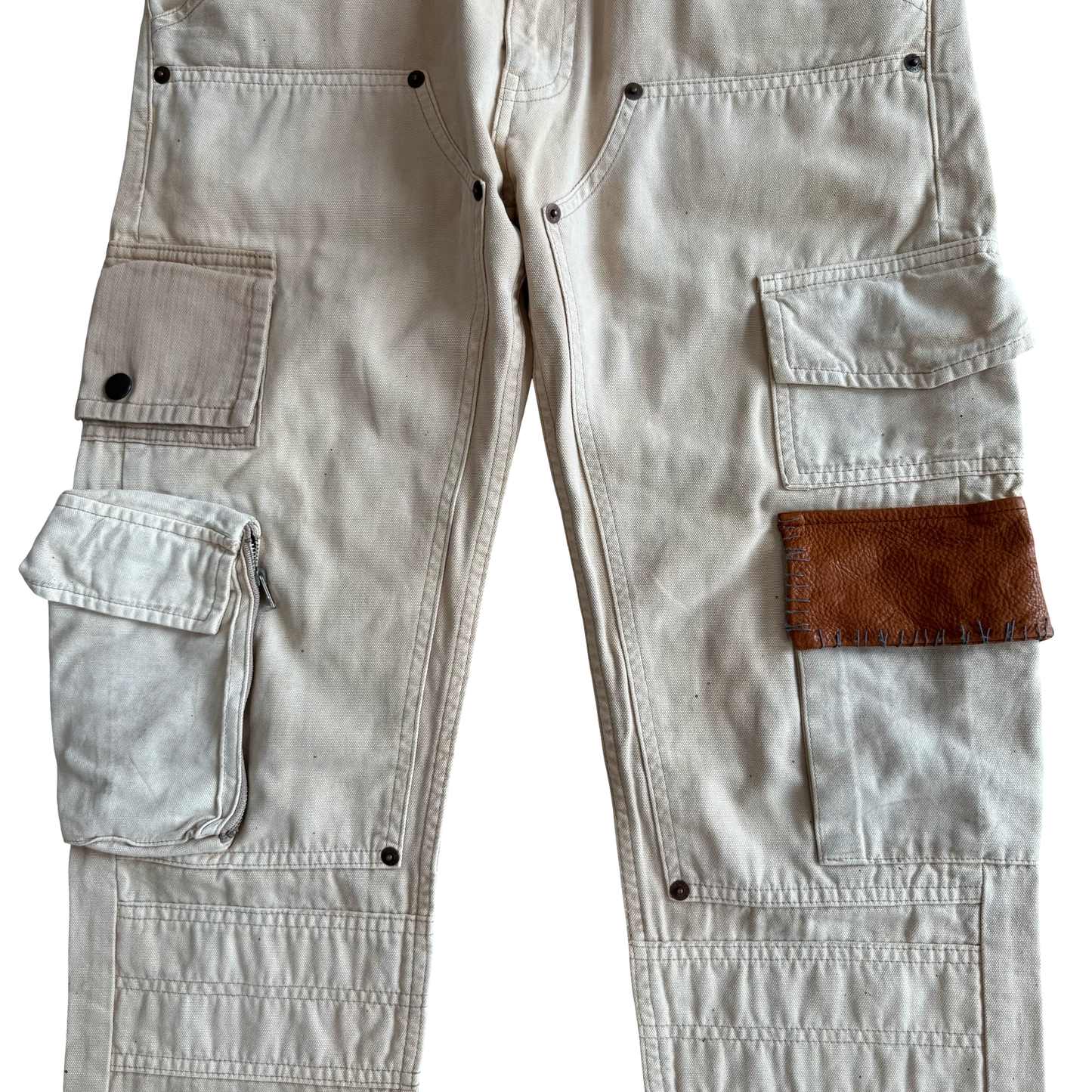 Undercover Leather Pocket Cargo Pants SS12 SZ 3