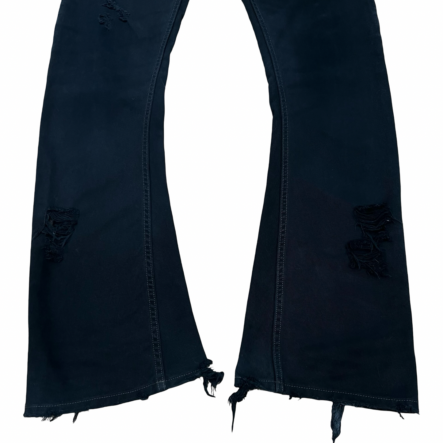 Balenciaga Unisex Distressed Flare Denim Sz M/33