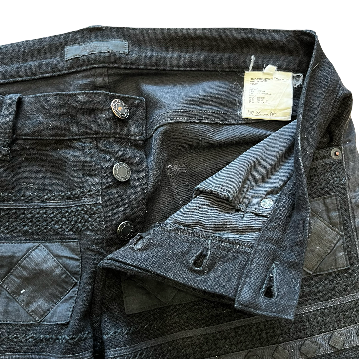 Undercoverism Crust Distressed pants AW09 Sz 2