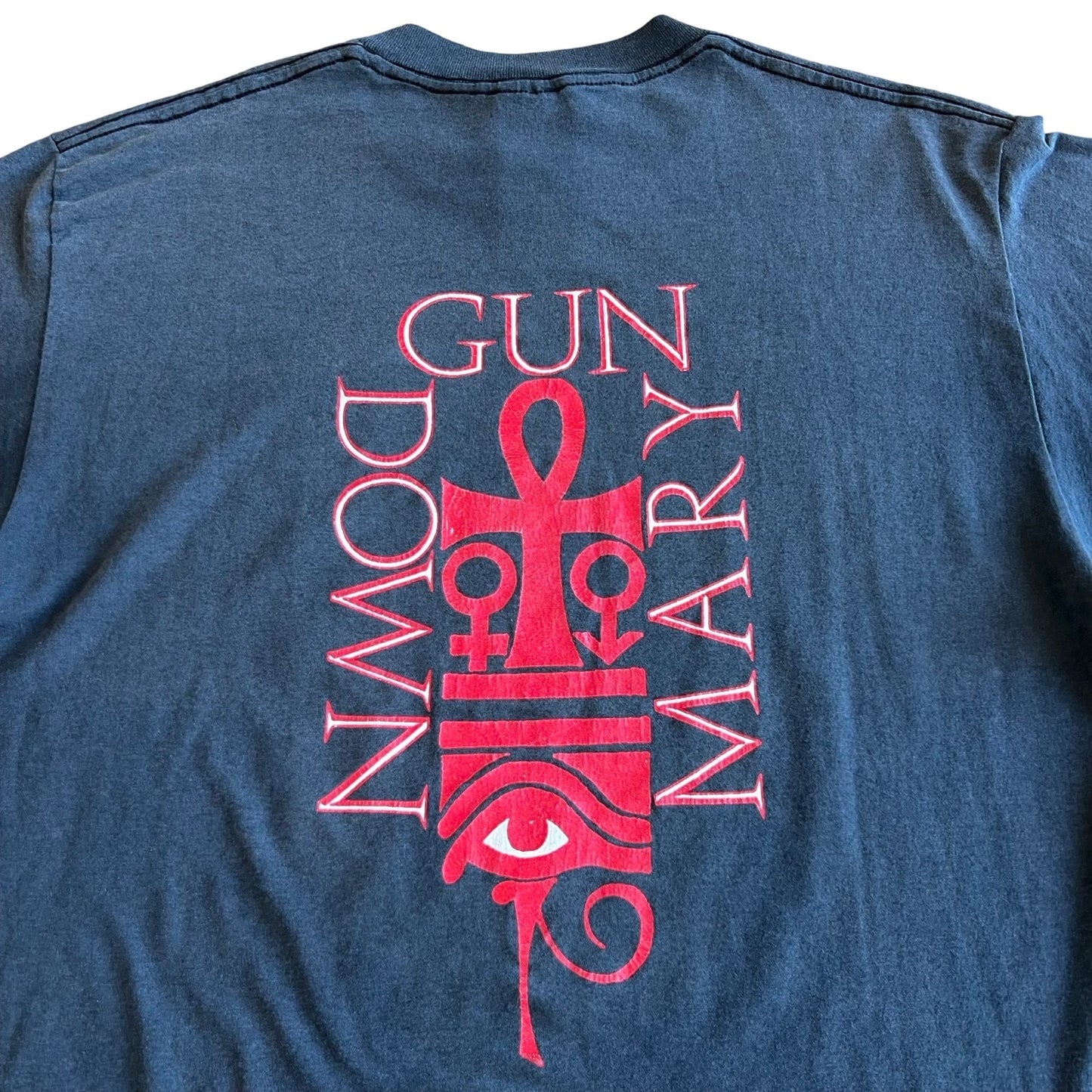 Vintage 1992 Gun Down Mary Punk Metal Obscure T-Shirt SZ XL
