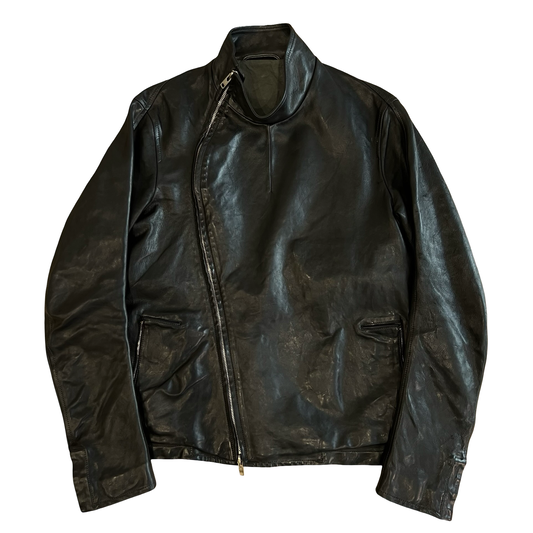 Carol Christian Poell Leather Fencing Jacket SZ 48