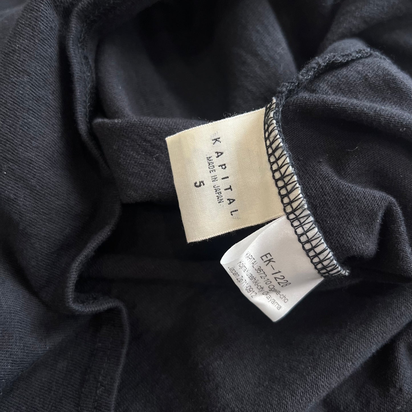 Kapital Smiley Sleeve Long Sleeve SZ 5