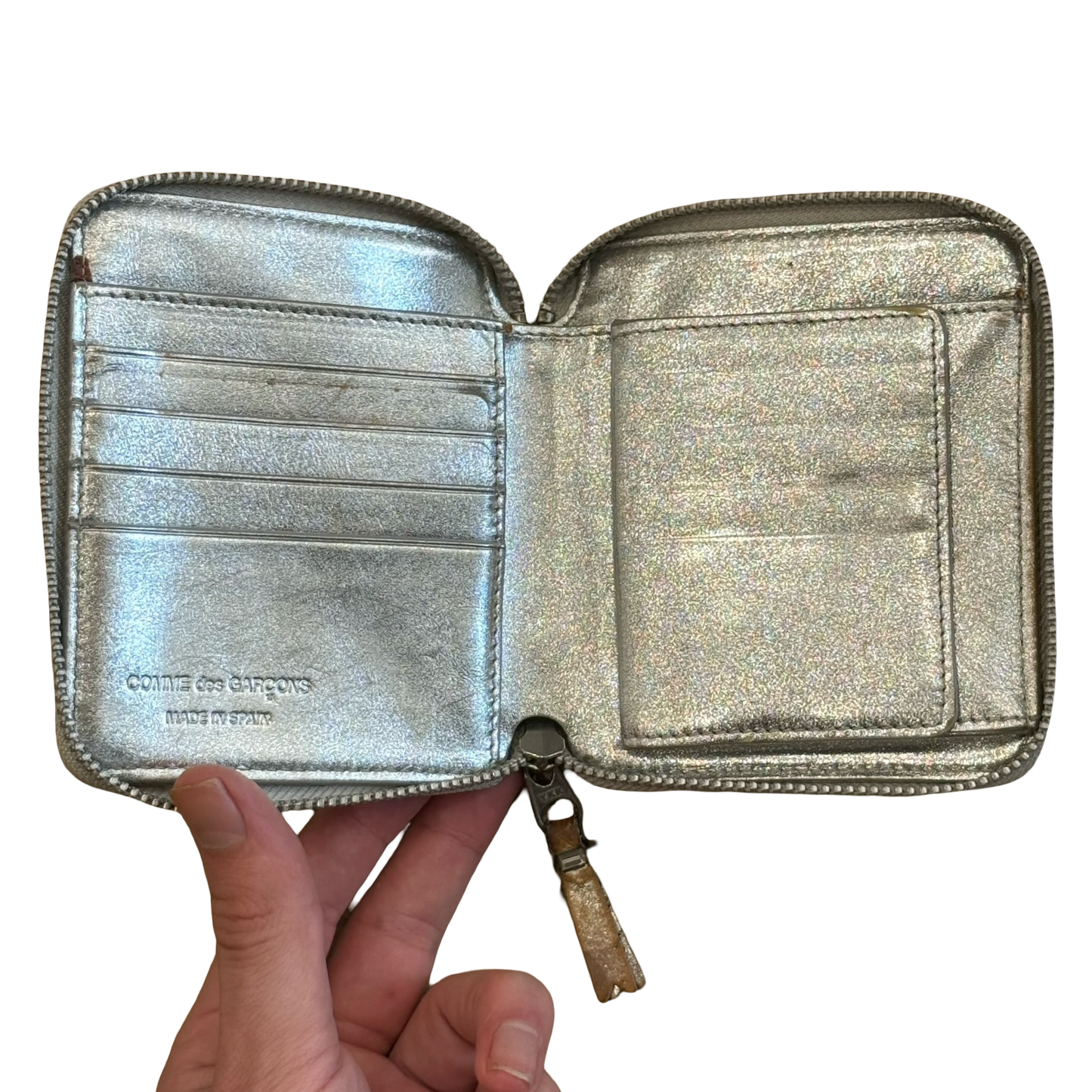 Comme des garçons Silver Foil Wallet