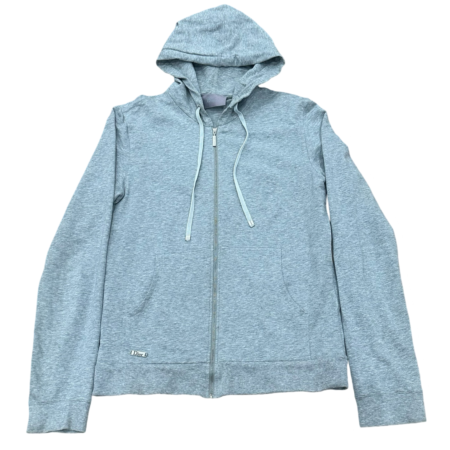 Dior Homme Grey Zip-up Hoodie AW05  Sz Large