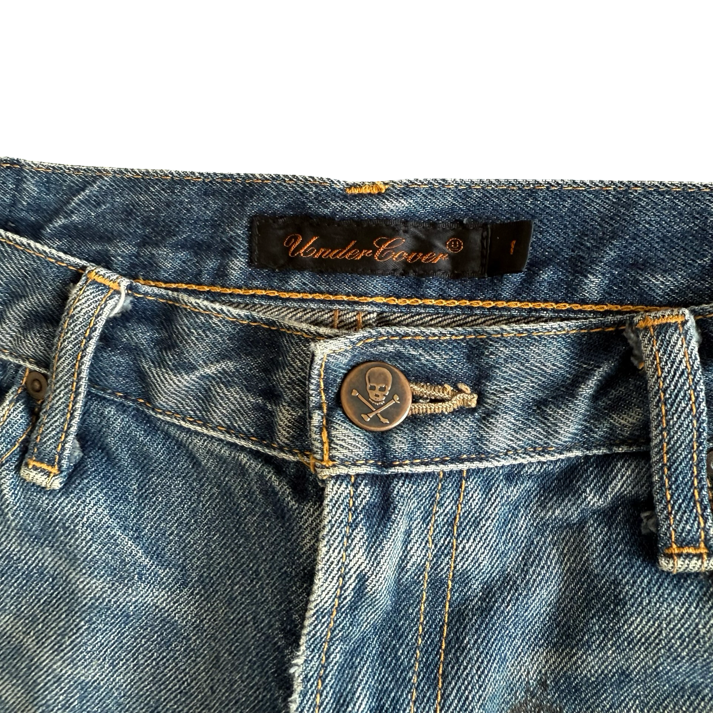 Undercover ‘But Beautiful’ Patchwork Denim SS05 Sz 1