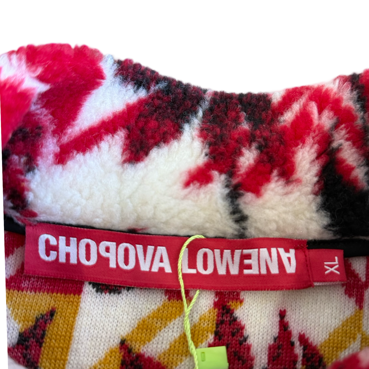 Chopova Lowena Fleece Vest Sz XL