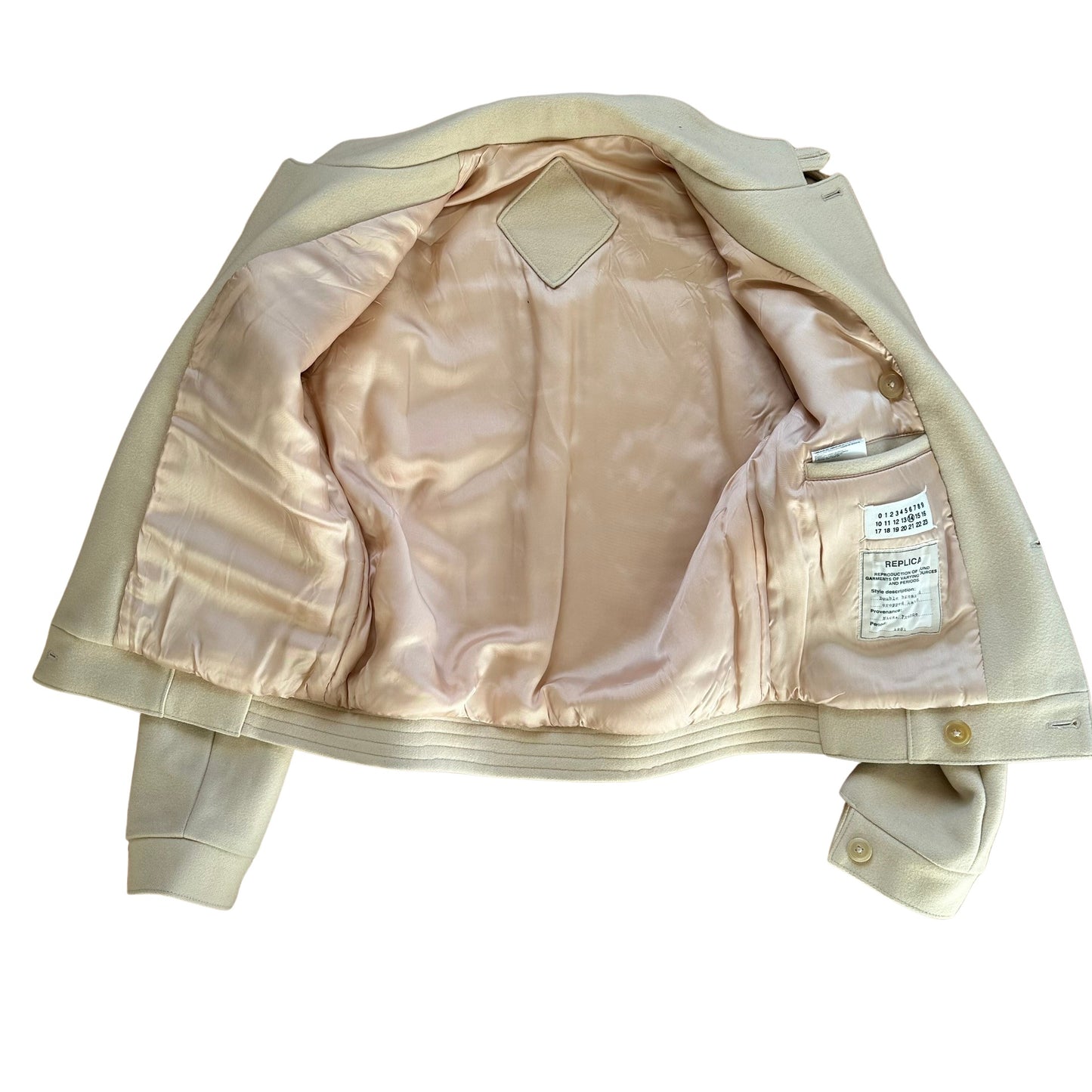 Martin Margiela AW07 Double Breasted Kaban Sz 46