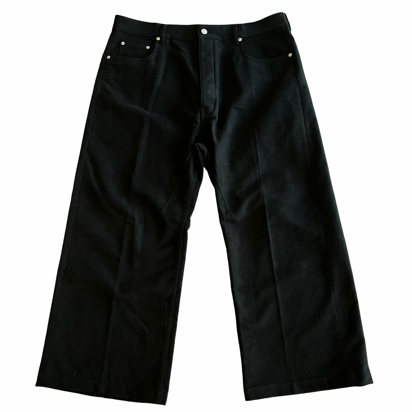 Rick Owens Triple Black Geth Jeans Sz 36
