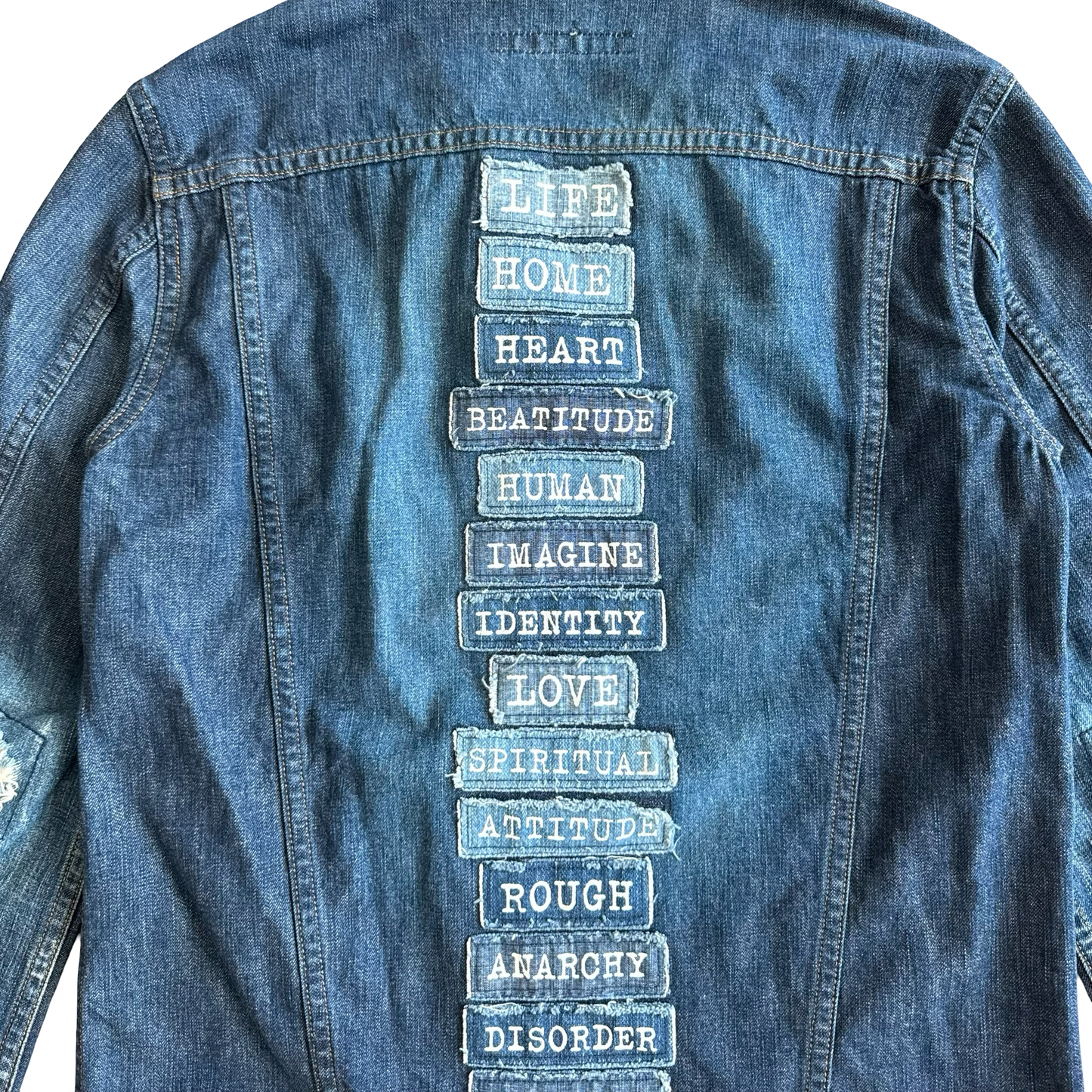 Number (N)ine Poem Denim Jacket SS02 SZ 3