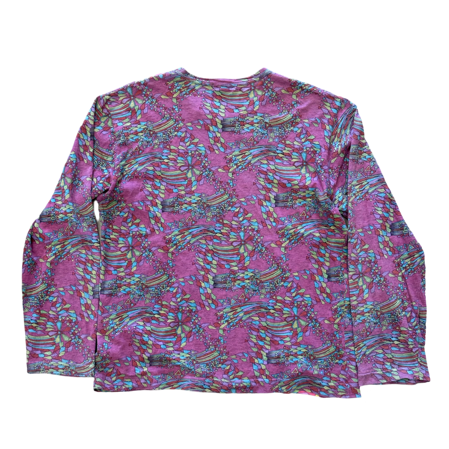 Comme des garçons Reconstructed Psychedelic L/S Shirt AW01 Sz