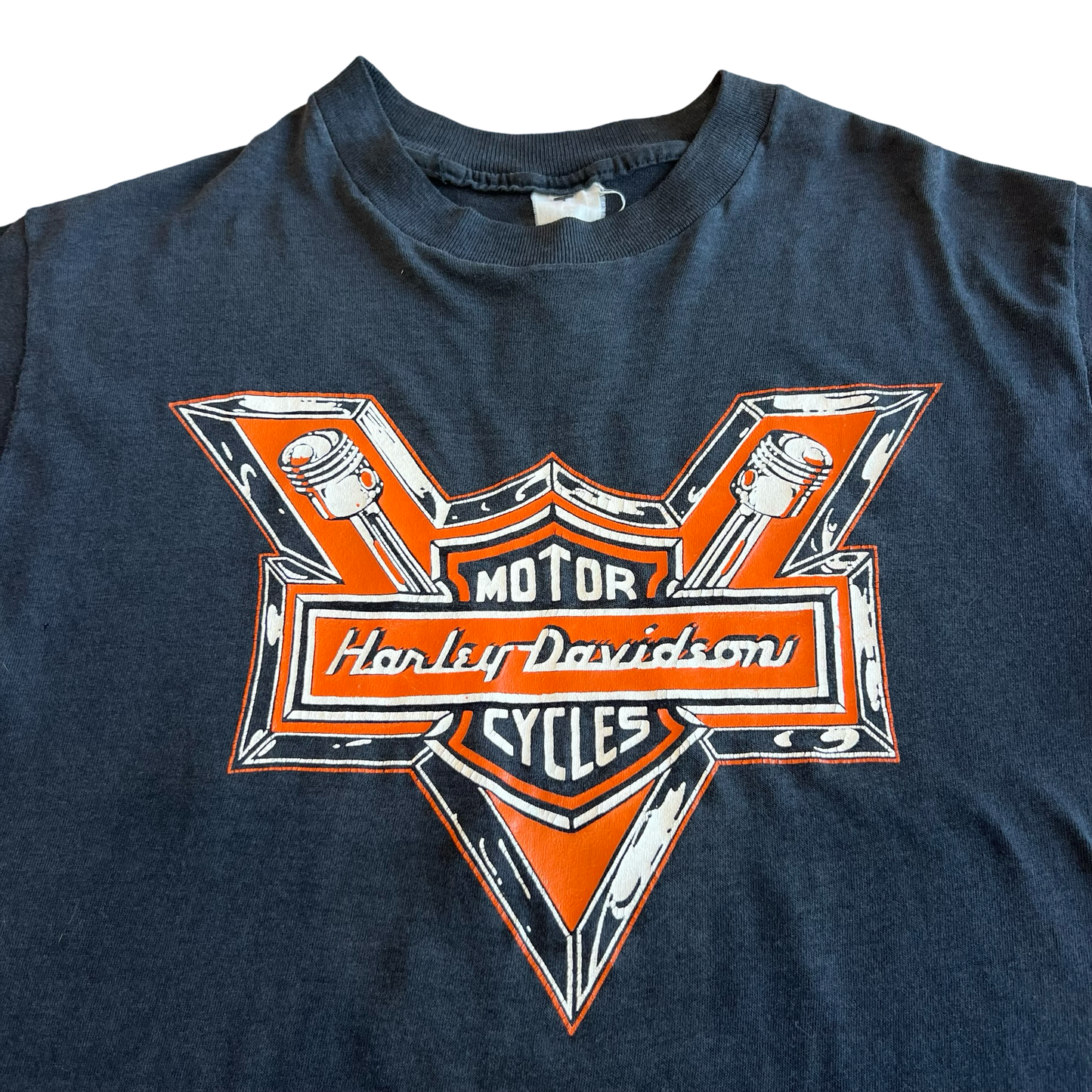 Vintage 70/80s Harley Davidson V Engine Florida Shirt SZ M