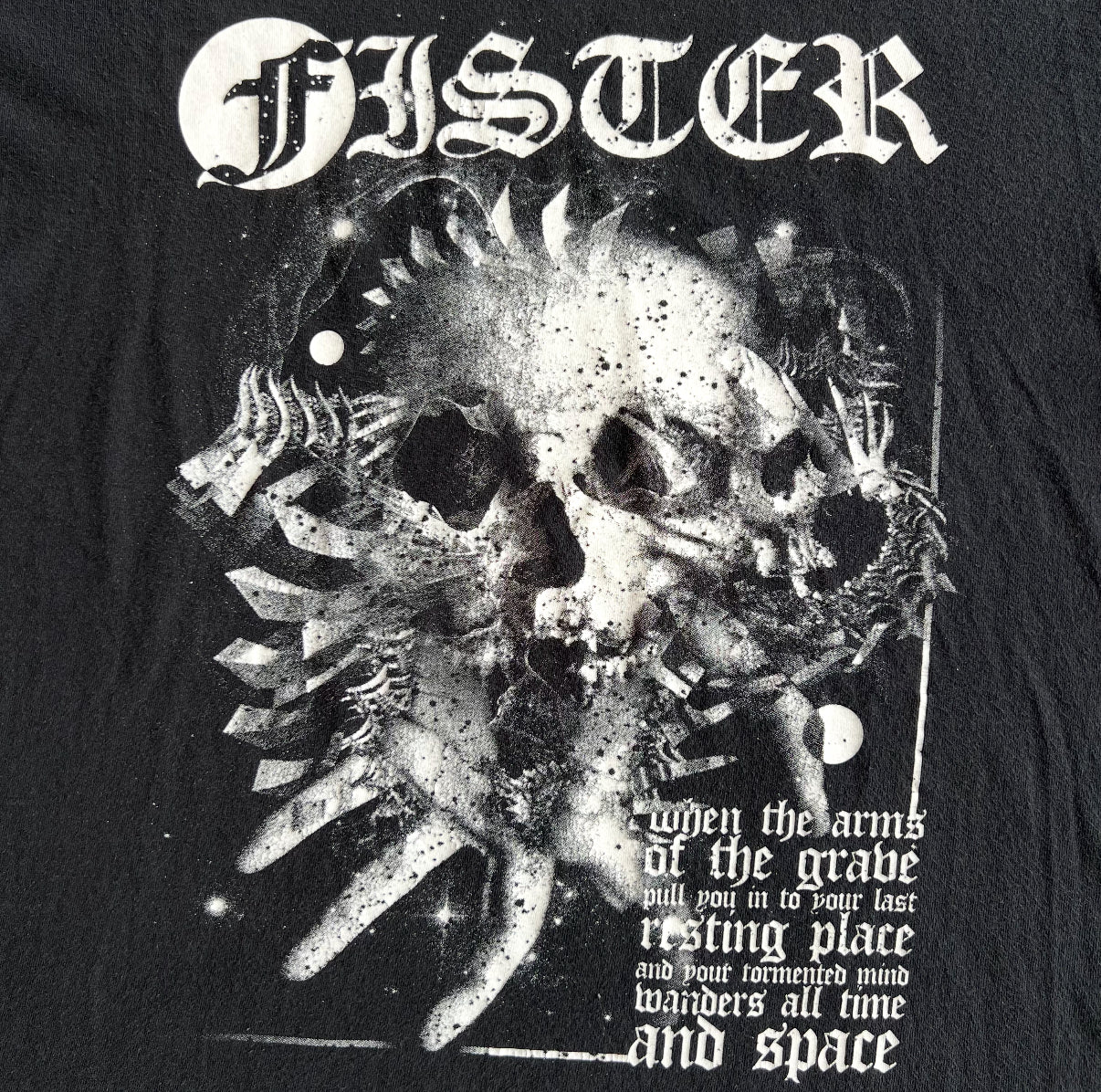 Vintage Y2K Fister Doom Metal T-Shirt SZ L