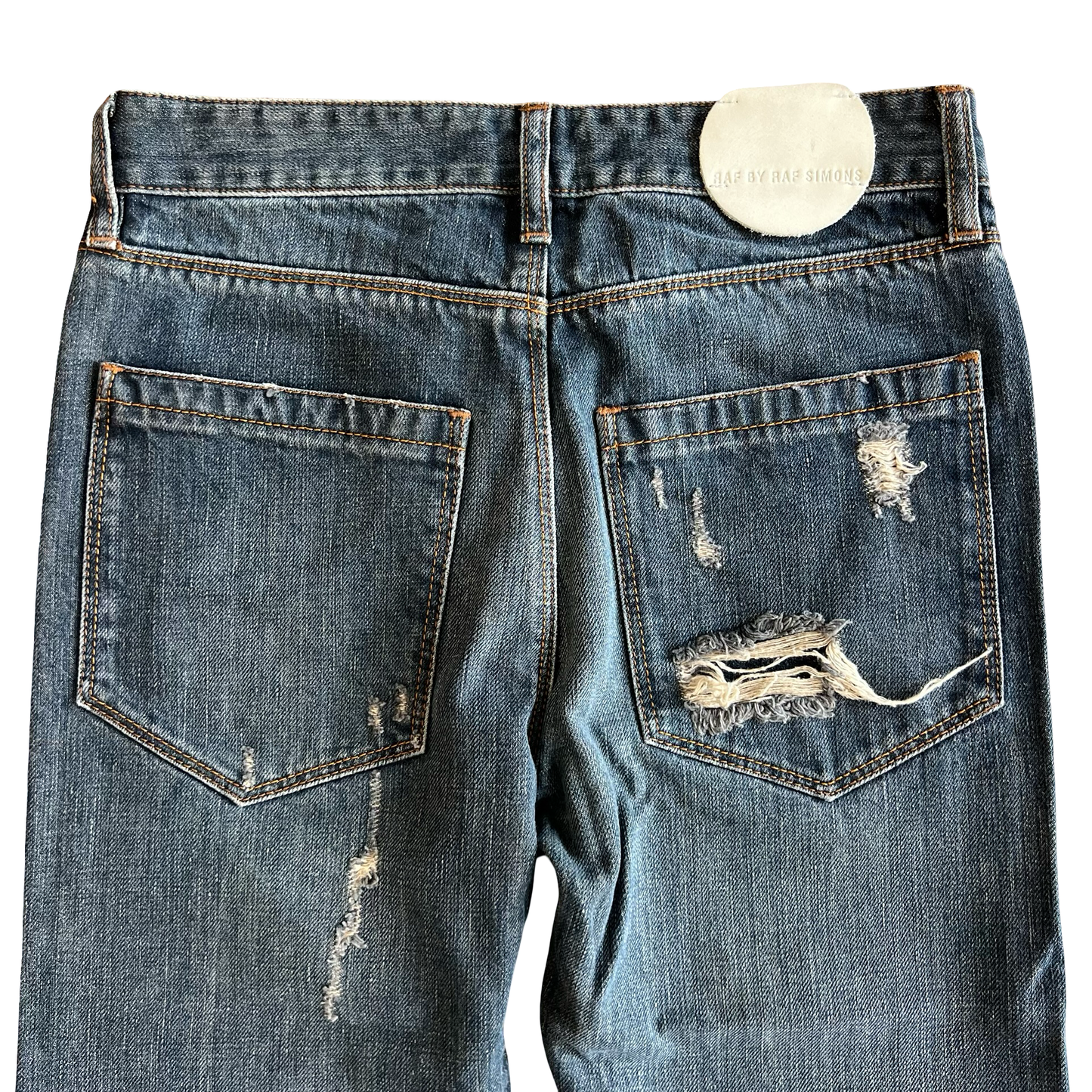 Raf by Raf Dark Wash Distressed Denim SZ 28