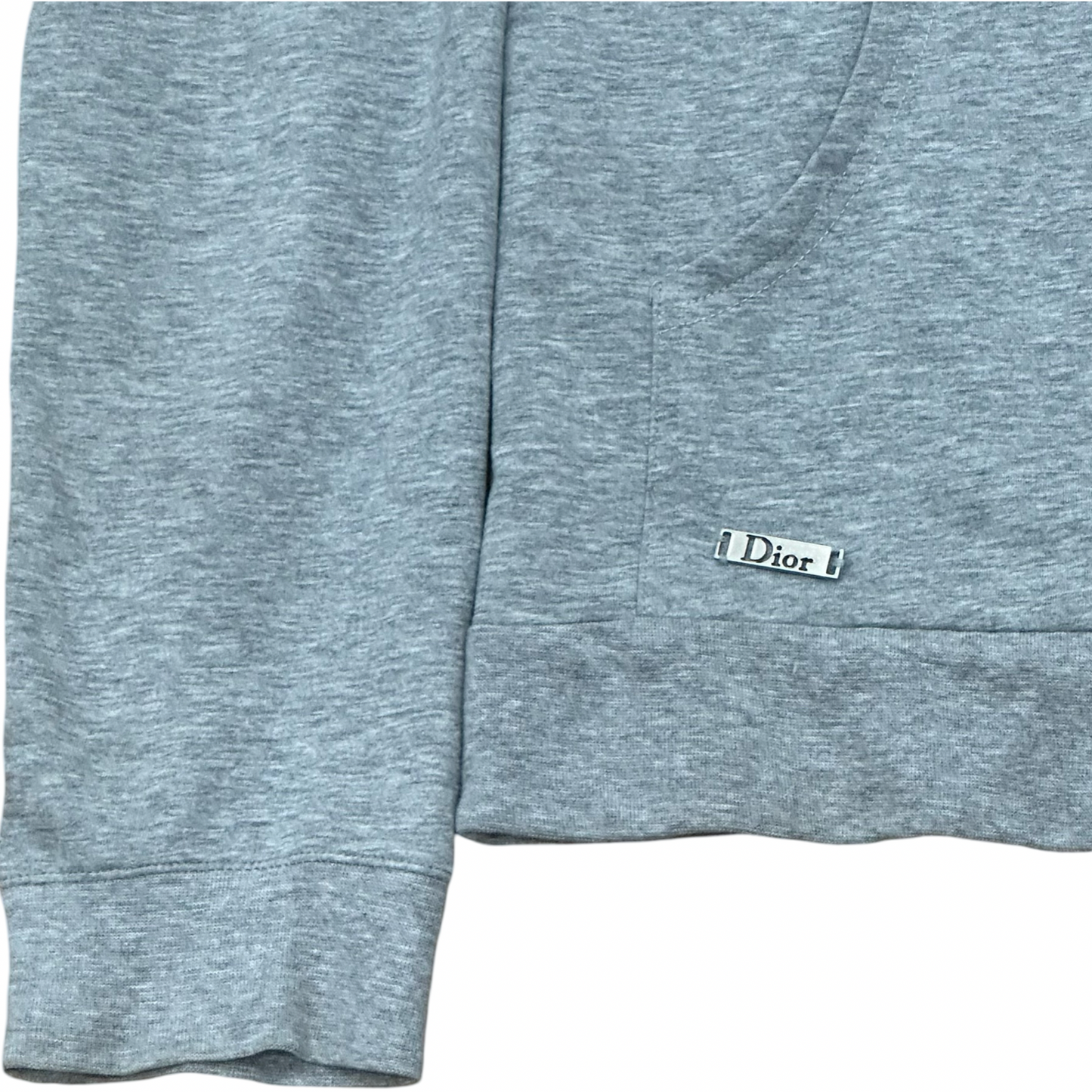 Dior Homme Grey Zip-up Hoodie AW05  Sz Large
