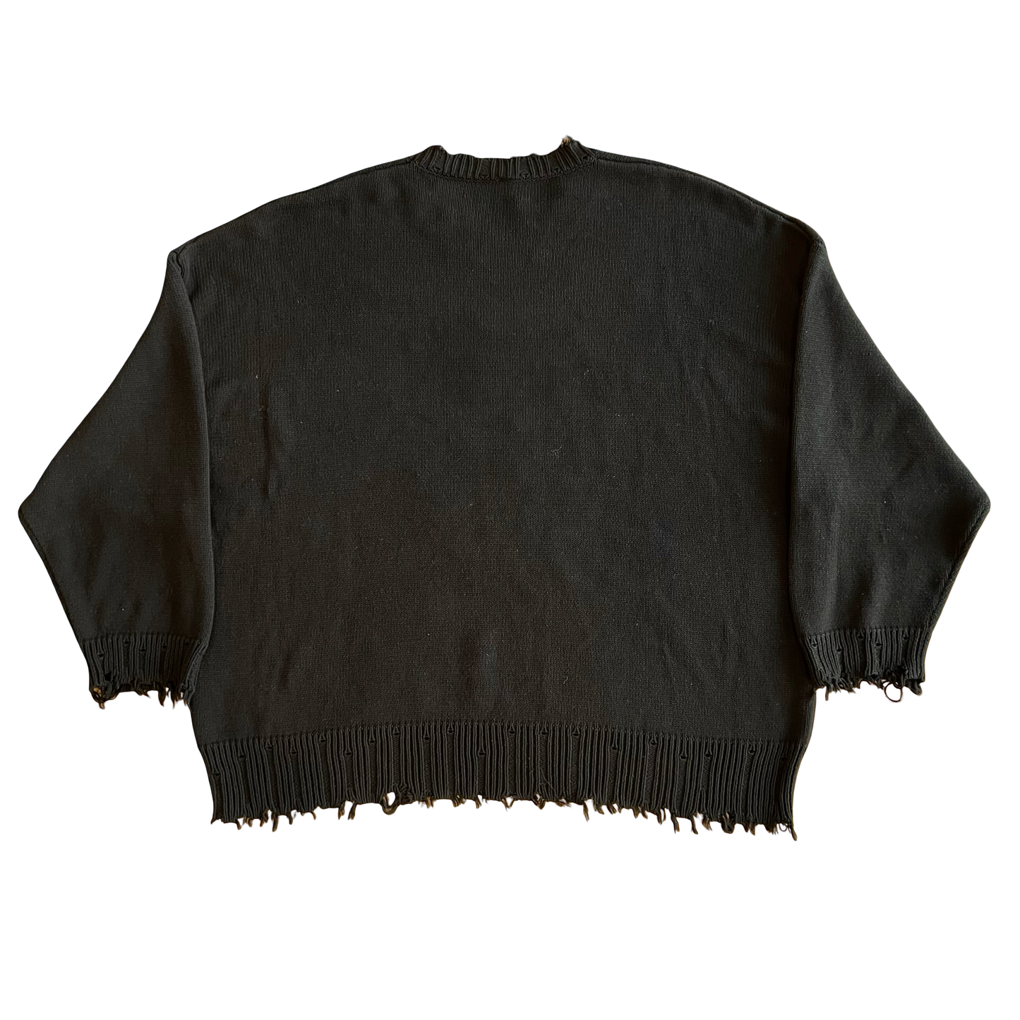 R13 Distressed Chihuahua Knit Sweater SZ XL