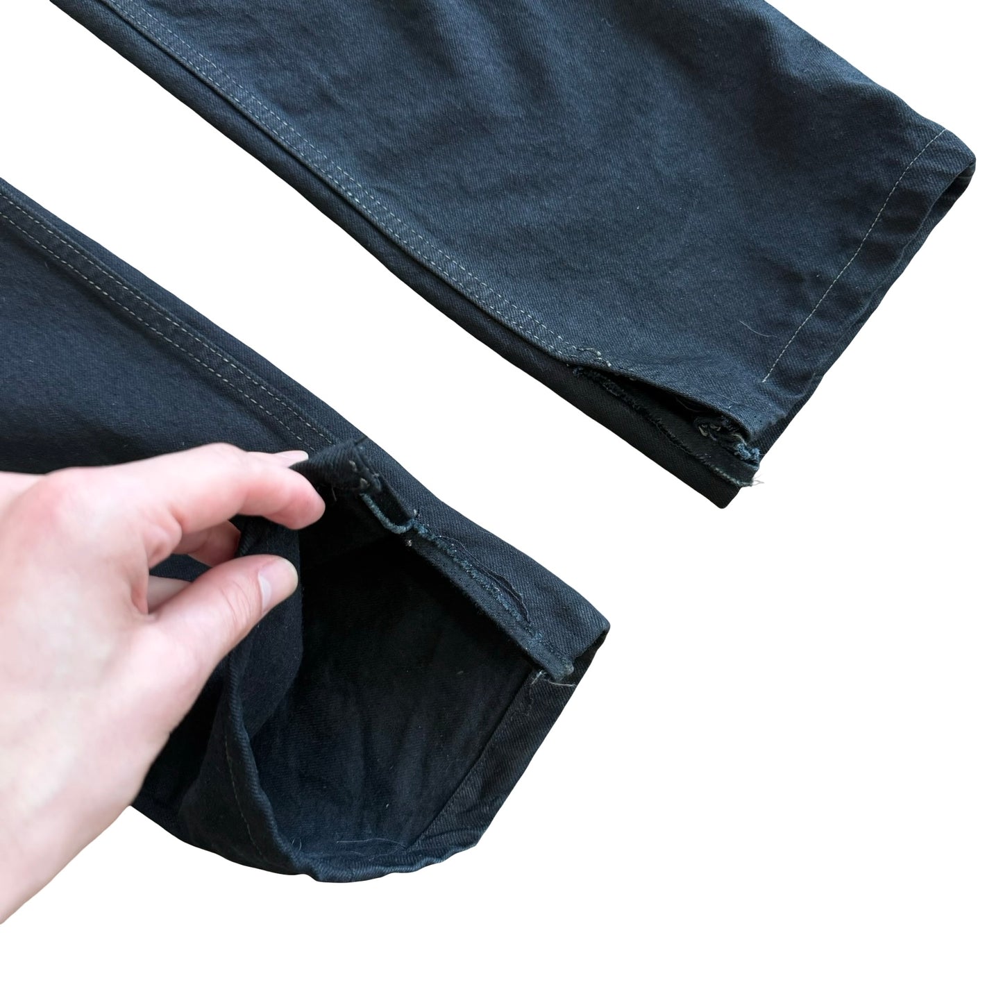 Rick Owens Berlin Cut ‘Black Matte’ Denim SZ 31