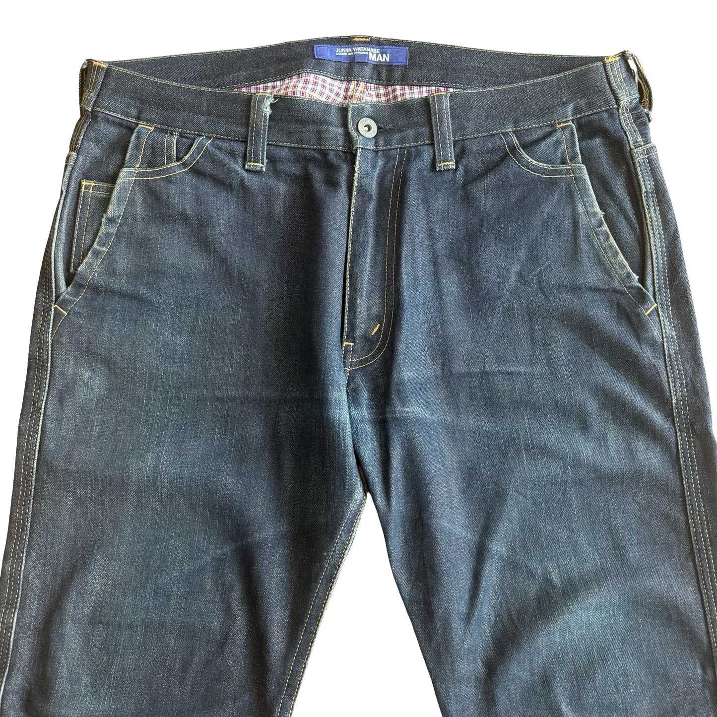 Junya Watanabe Faux Snakeskin Pocket Jeans Sz Large