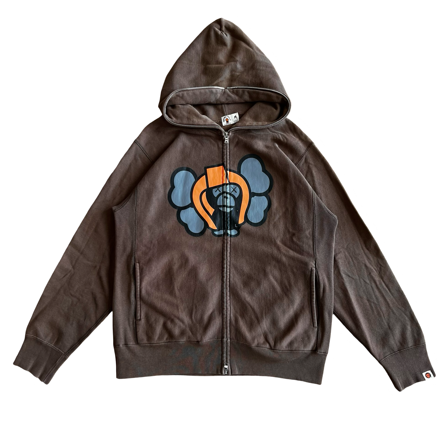 Baby Milo x Kaws Full Zip Hoodie SZ Medium