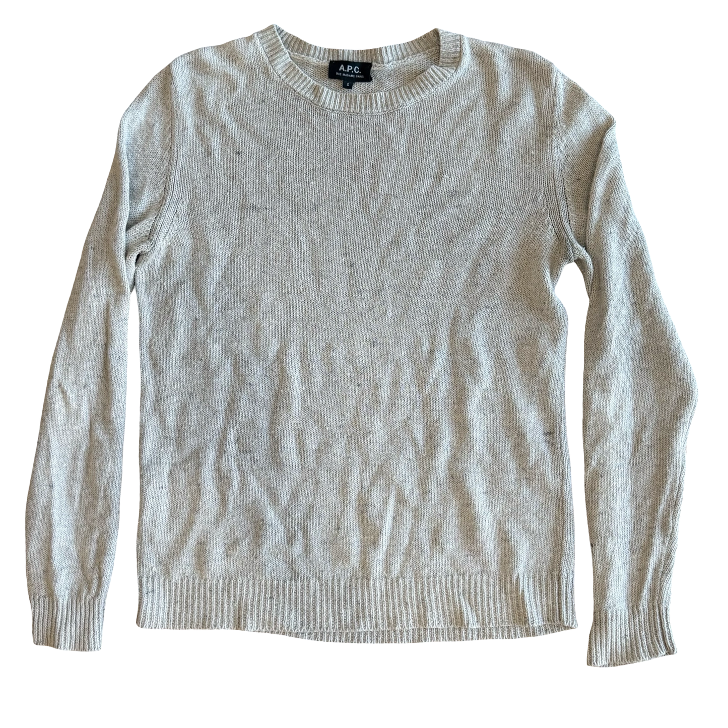 A.P.C. Linen Sweater SZ Small