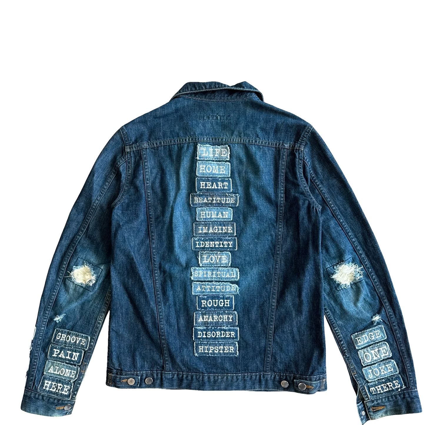 Number (N)ine Poem Denim Jacket SS02 SZ 3