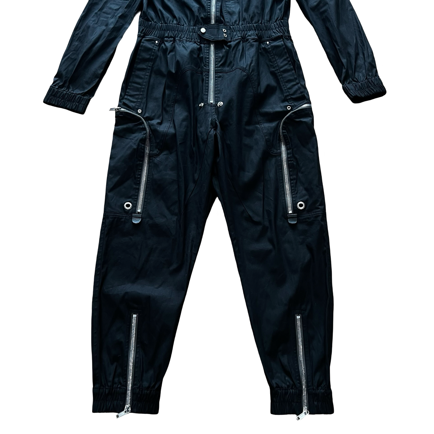 Rick Owens Black Larry Flight Suit SS22 SZ 52