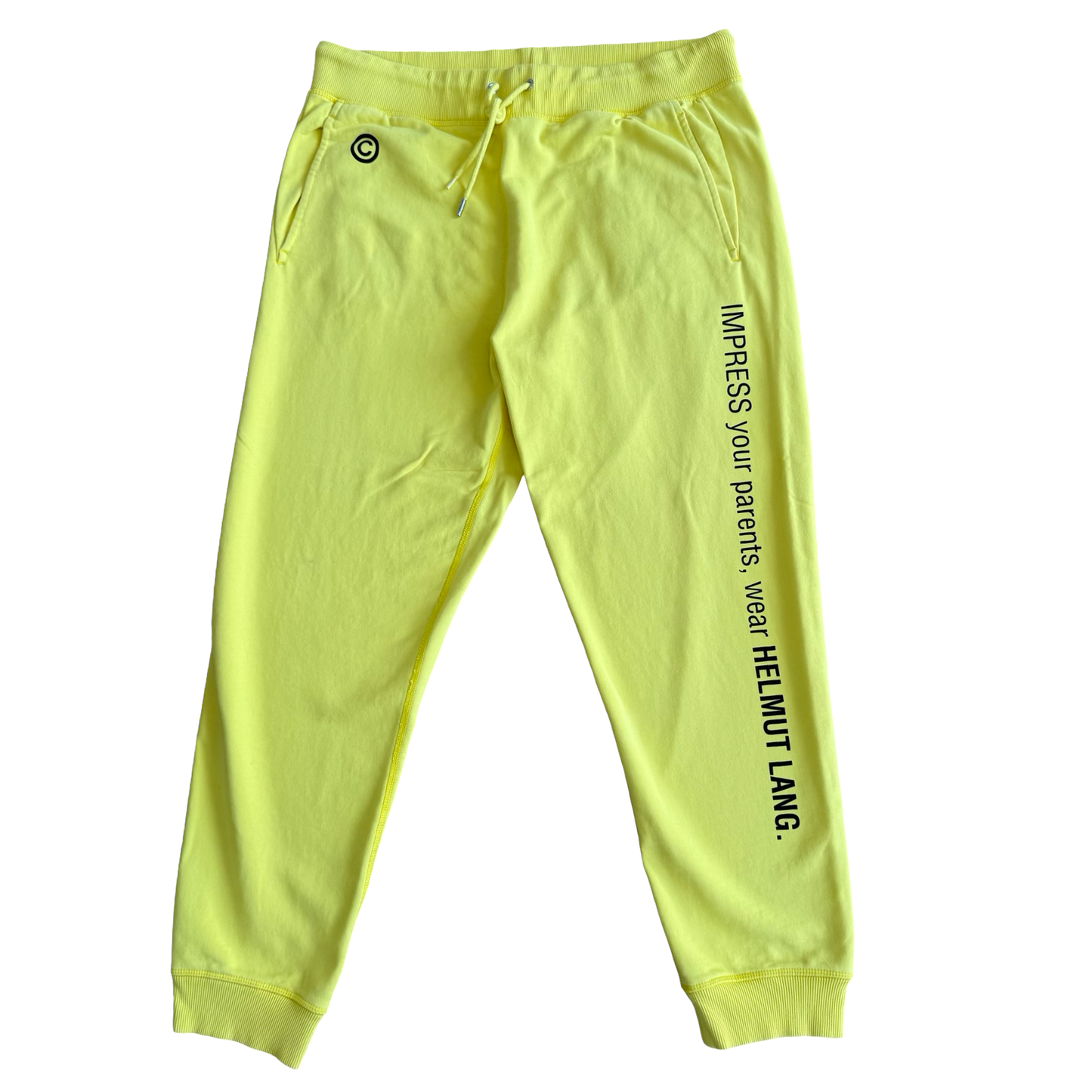 Helmut Lang ‘Impress your parents….’ Sweatpants SZ XL