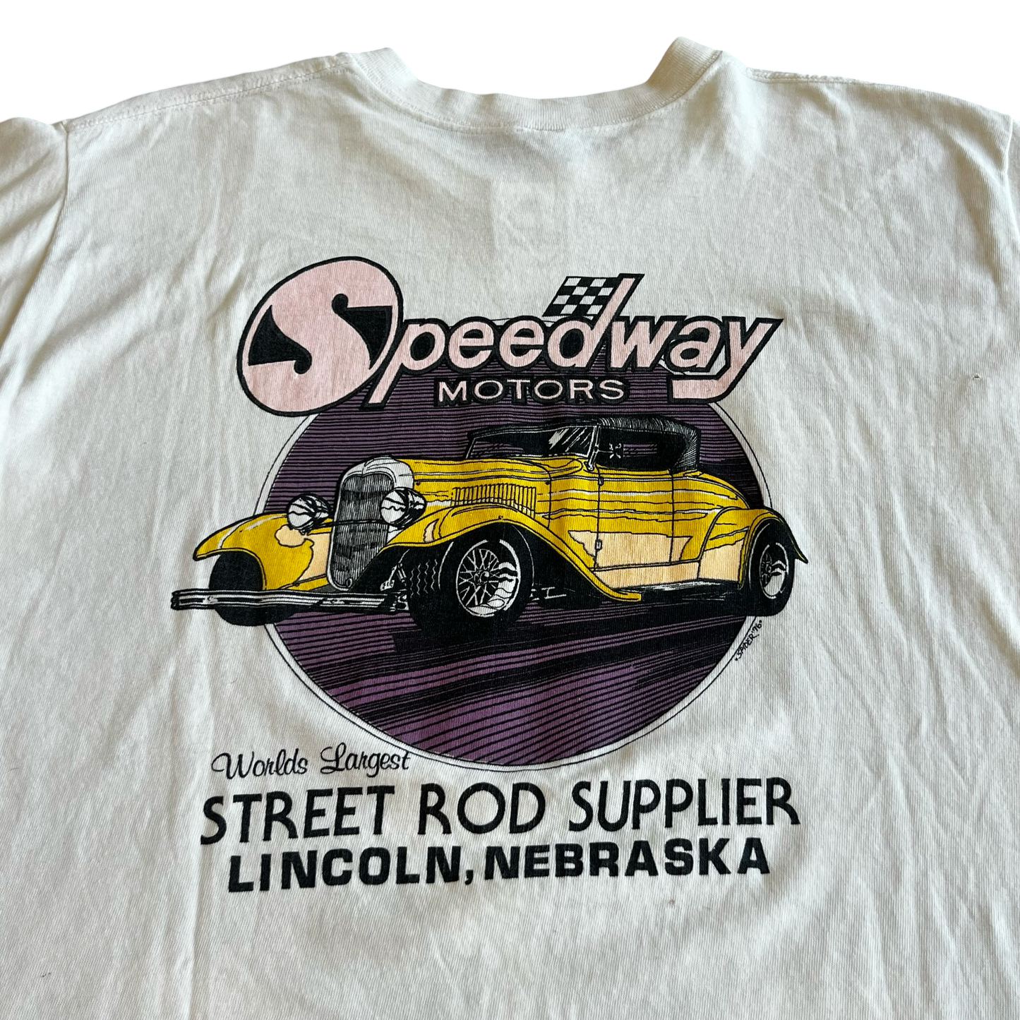 Vintage 70s Tulsa Street Rod Car T-Shirt SZ L