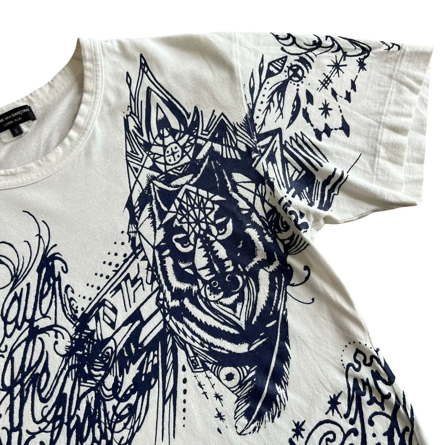 Comme des garçons Full Print T-shirt SZ Small