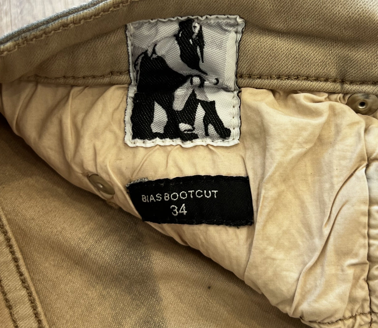 Rick Owens Gradient Bias Bootcut Gradient Denim AW23 SZ 34