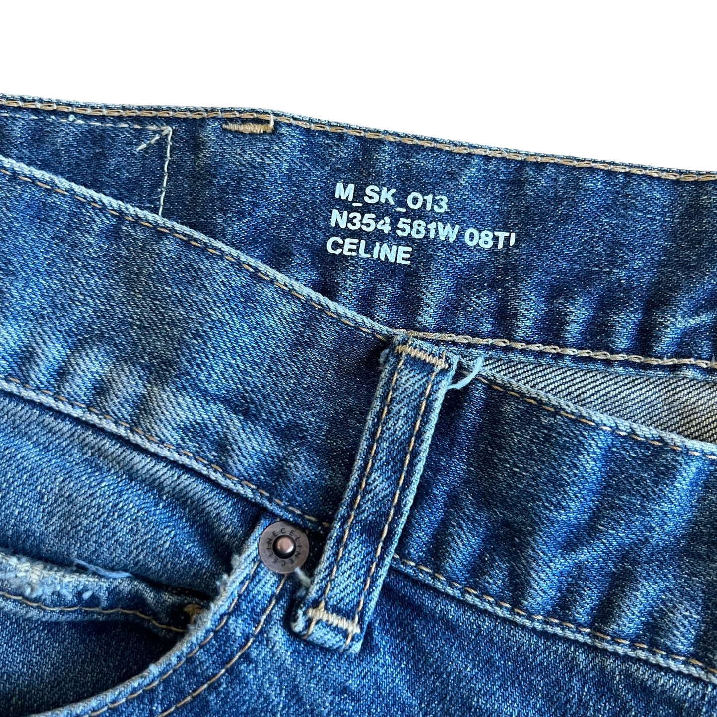 Celine M_SK_013 Light Wash Denim Sz 34