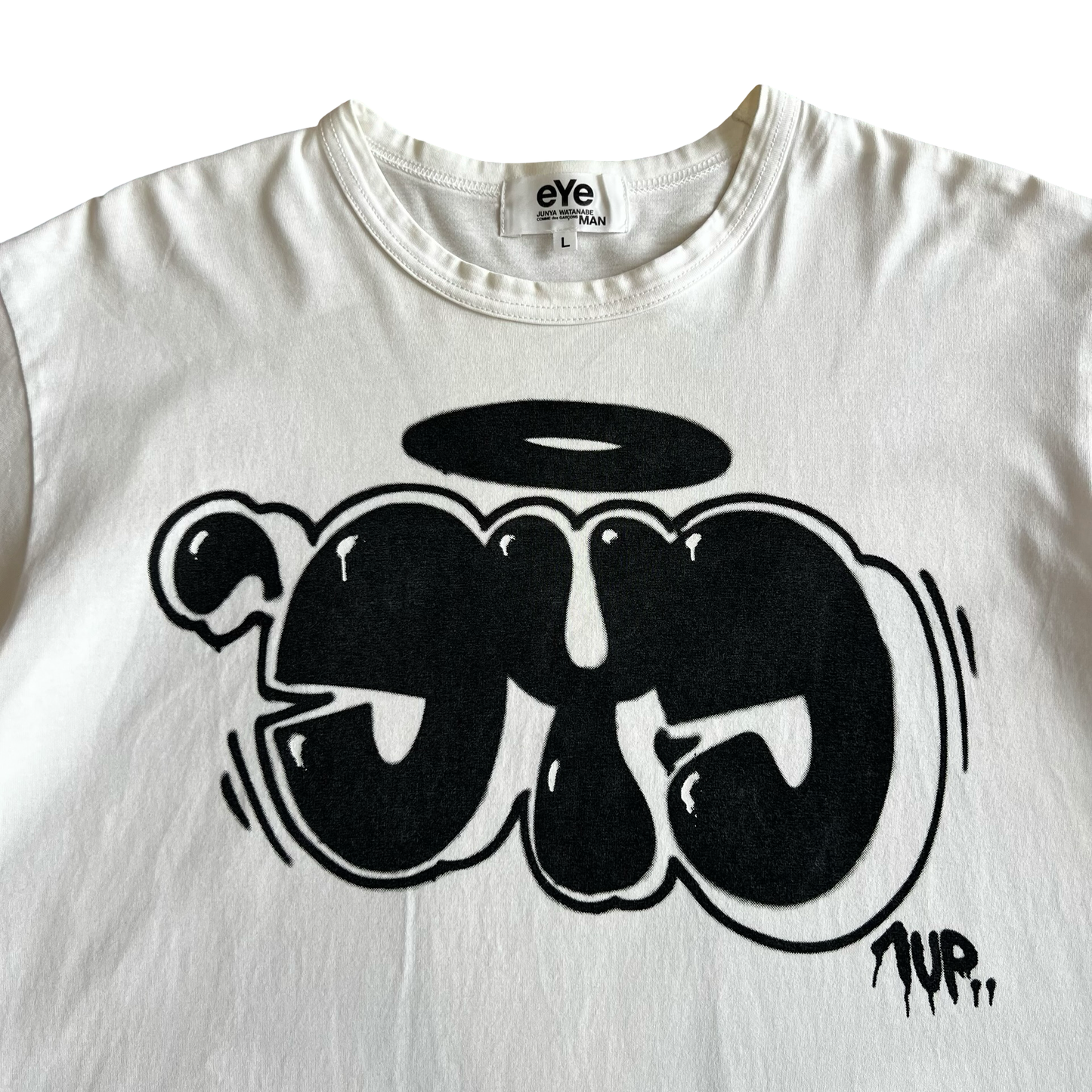 Junya Watanabe 1UP ‘Graffiti’ Logo T-shirt AD20 SZ L
