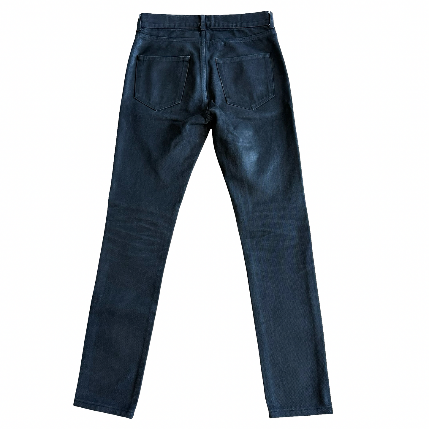 Saint Laurent Black Waxed D02 Denim SZ 28