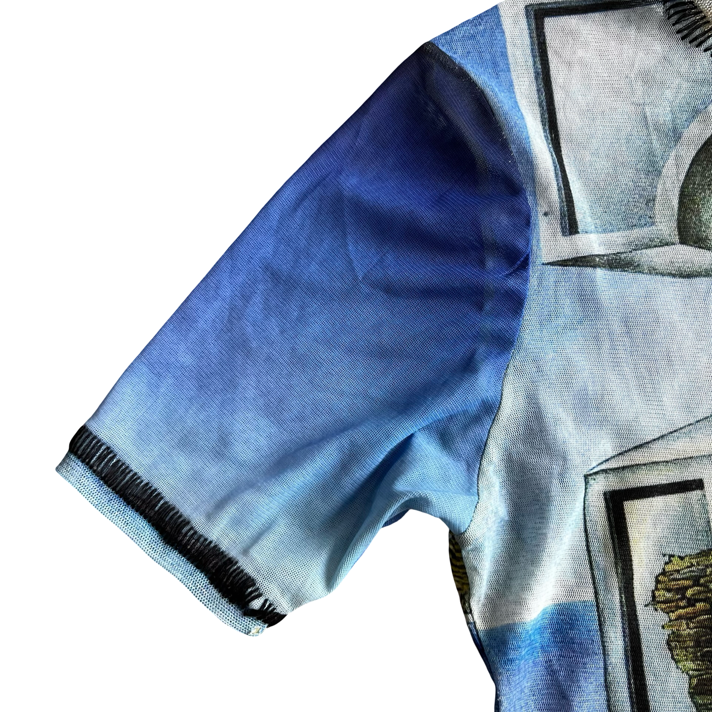 Jean Paul Gaultier’ ‘Surrealist Artwork’ Mesh Top