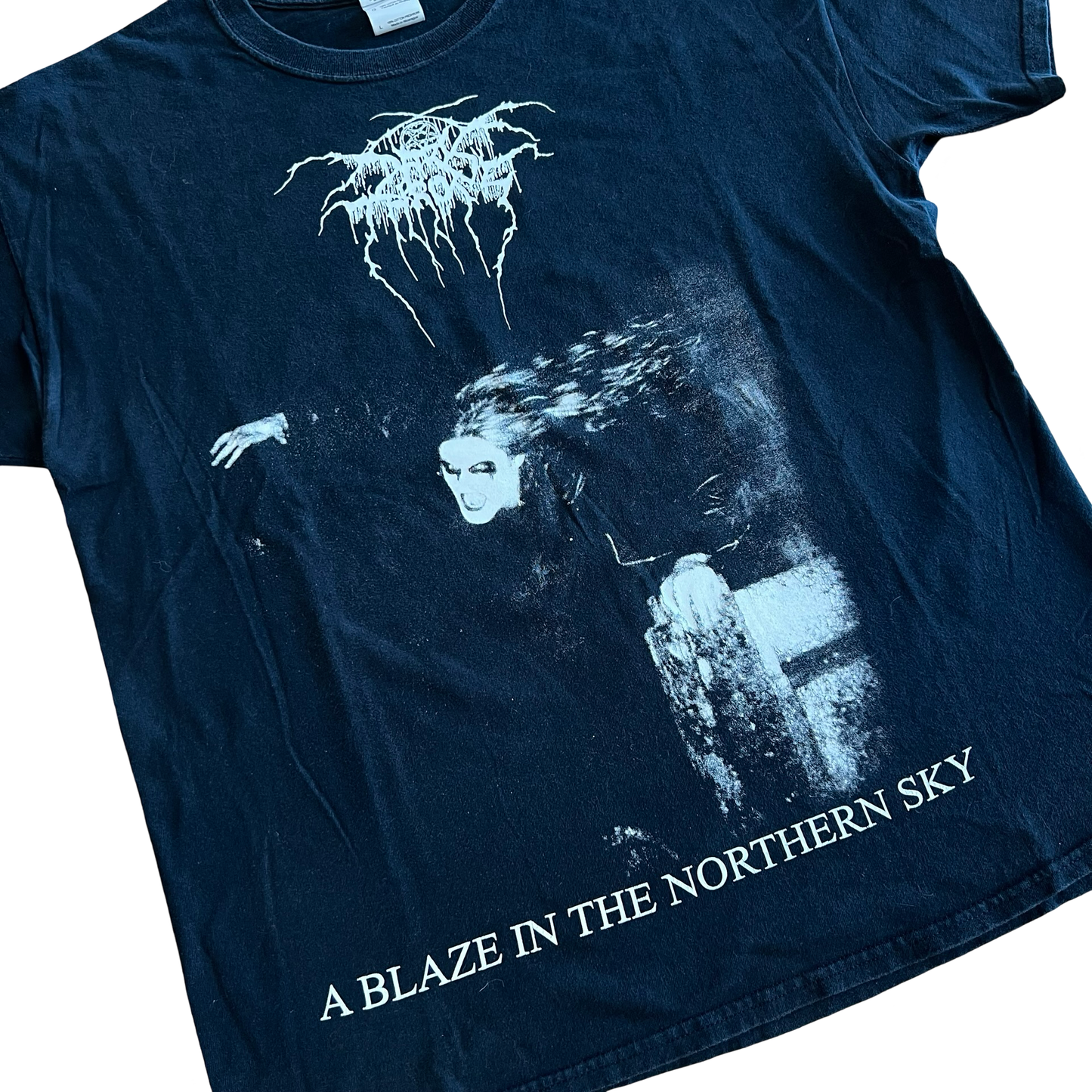 VIntage Y2K Dark Throne Blaze in The Northern Sky T-Shirt SZ L
