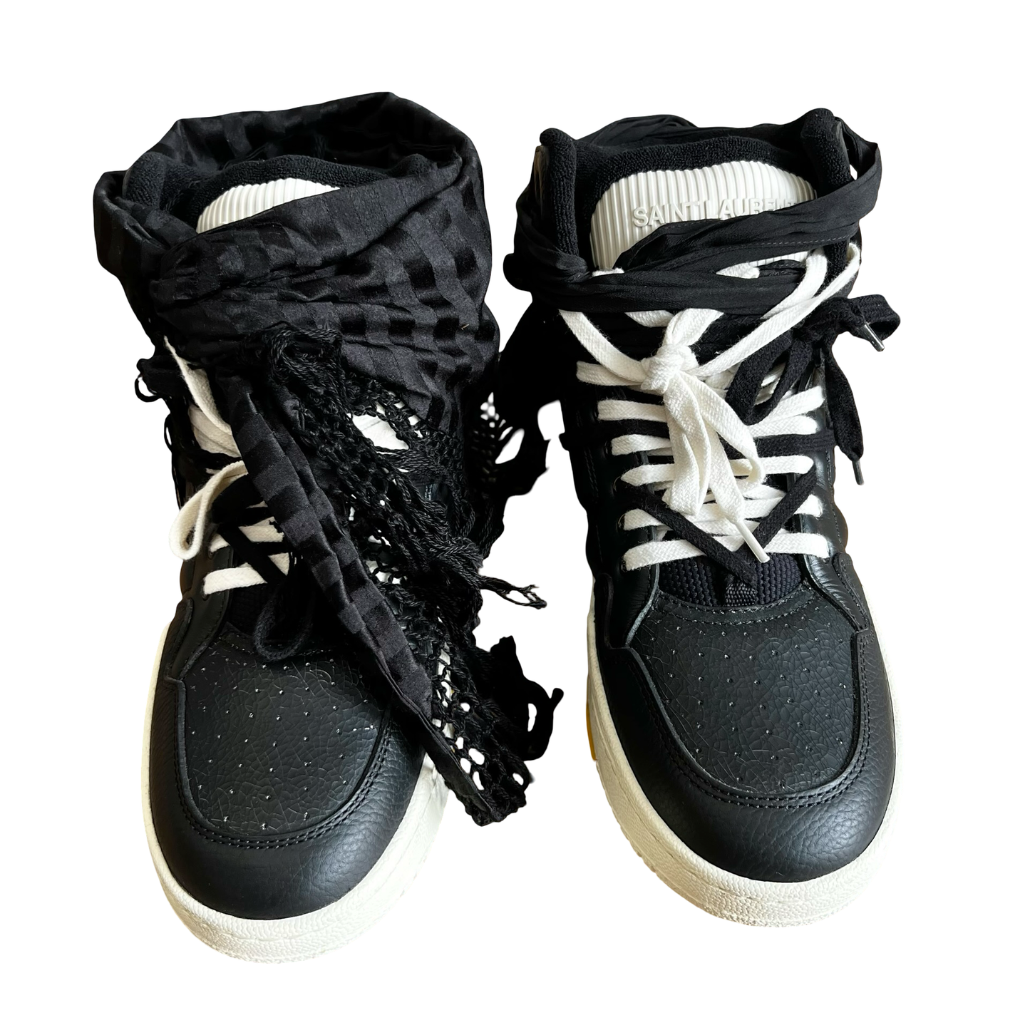 Saint Laurent Scarf Detail Sneakers Sz 45