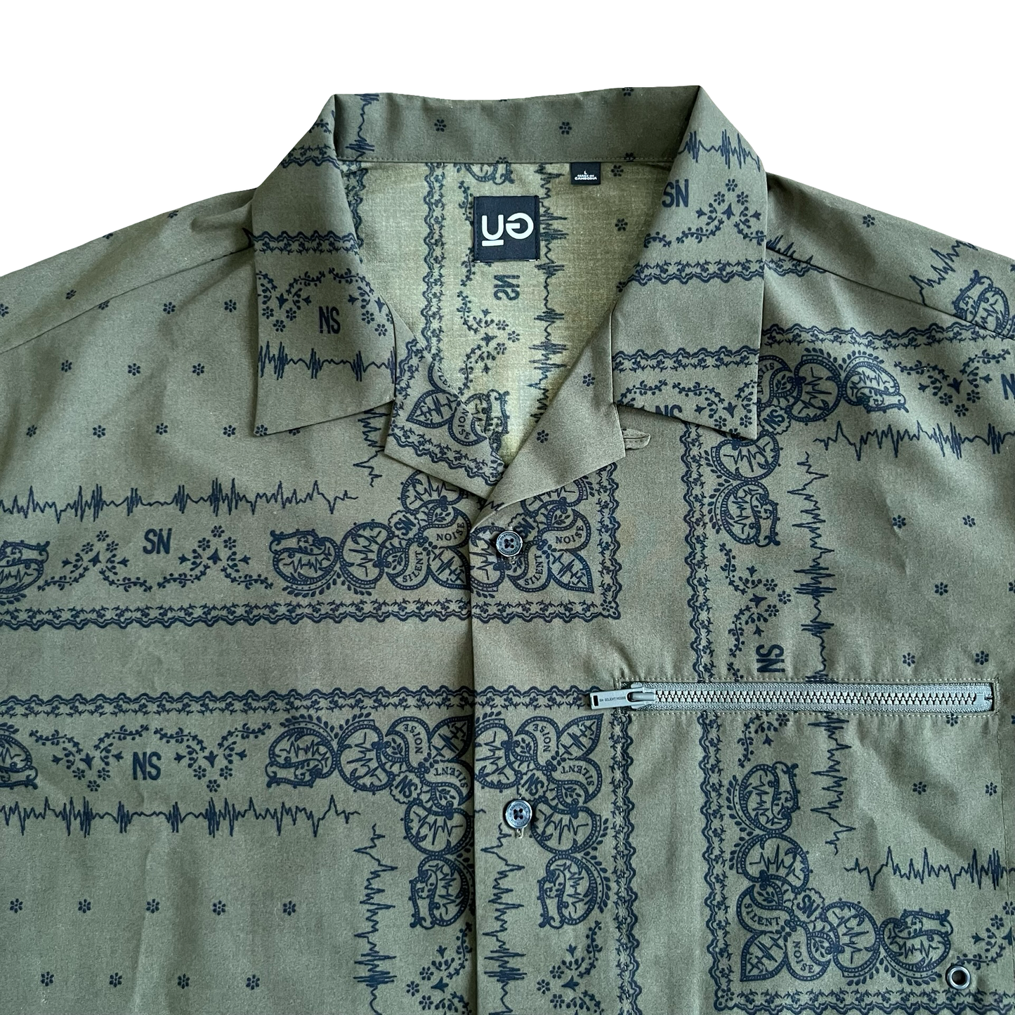 Undercover x GU Paisley Button-Up SZ L