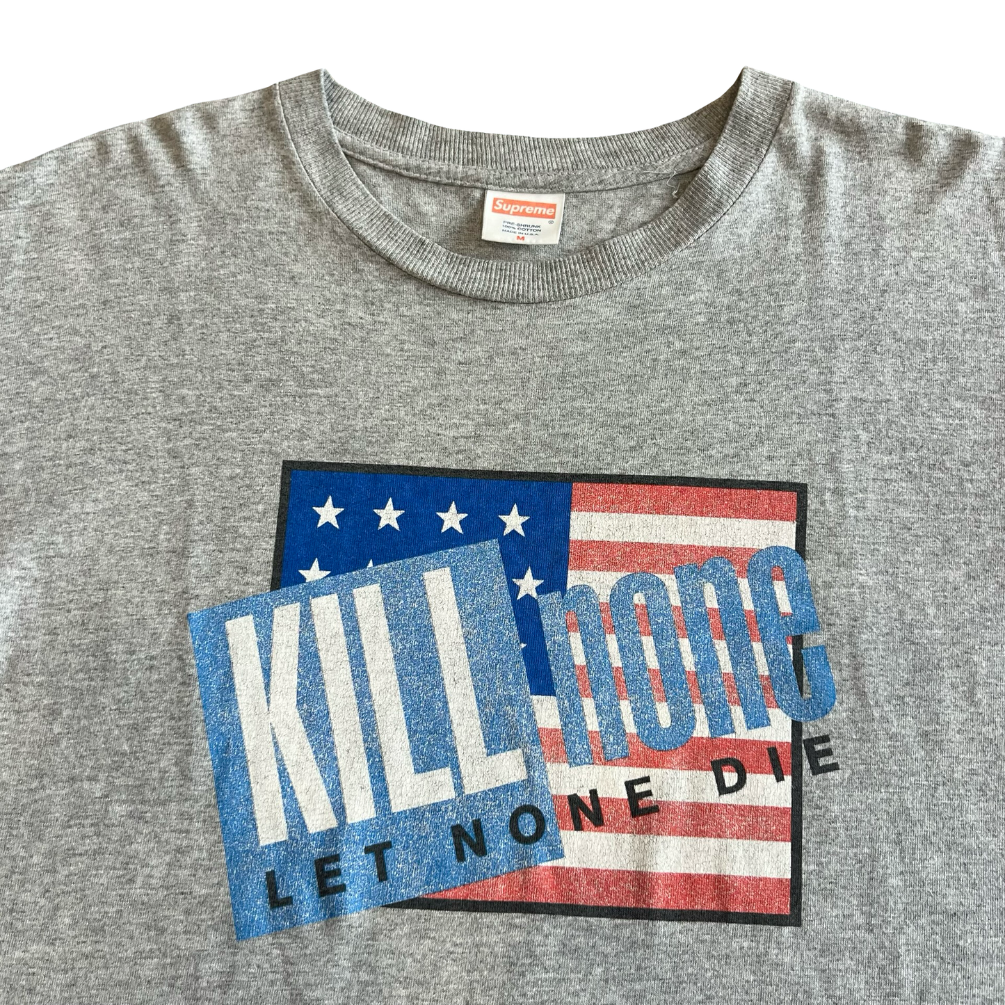Supreme ‘Kill None Let None Die’ T-shirt SS08 SZ M