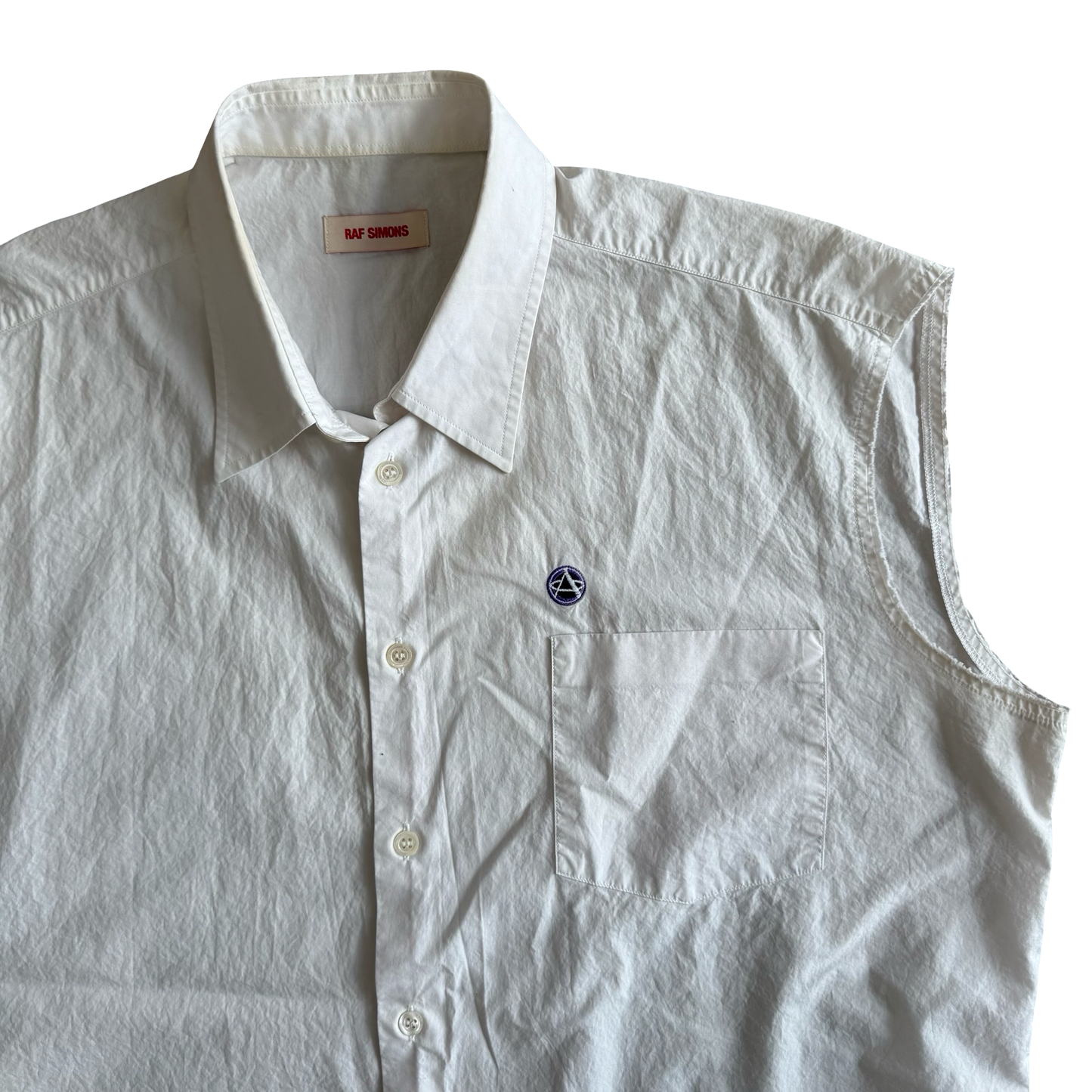 Raf Simons Sleeveless Button-up SZ 52