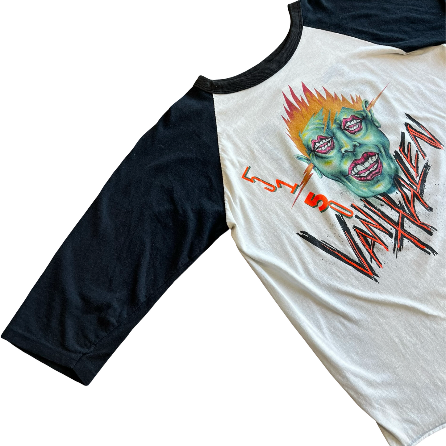 Vintage 80s Van Halen 5150 Raglan Shirt SZ L