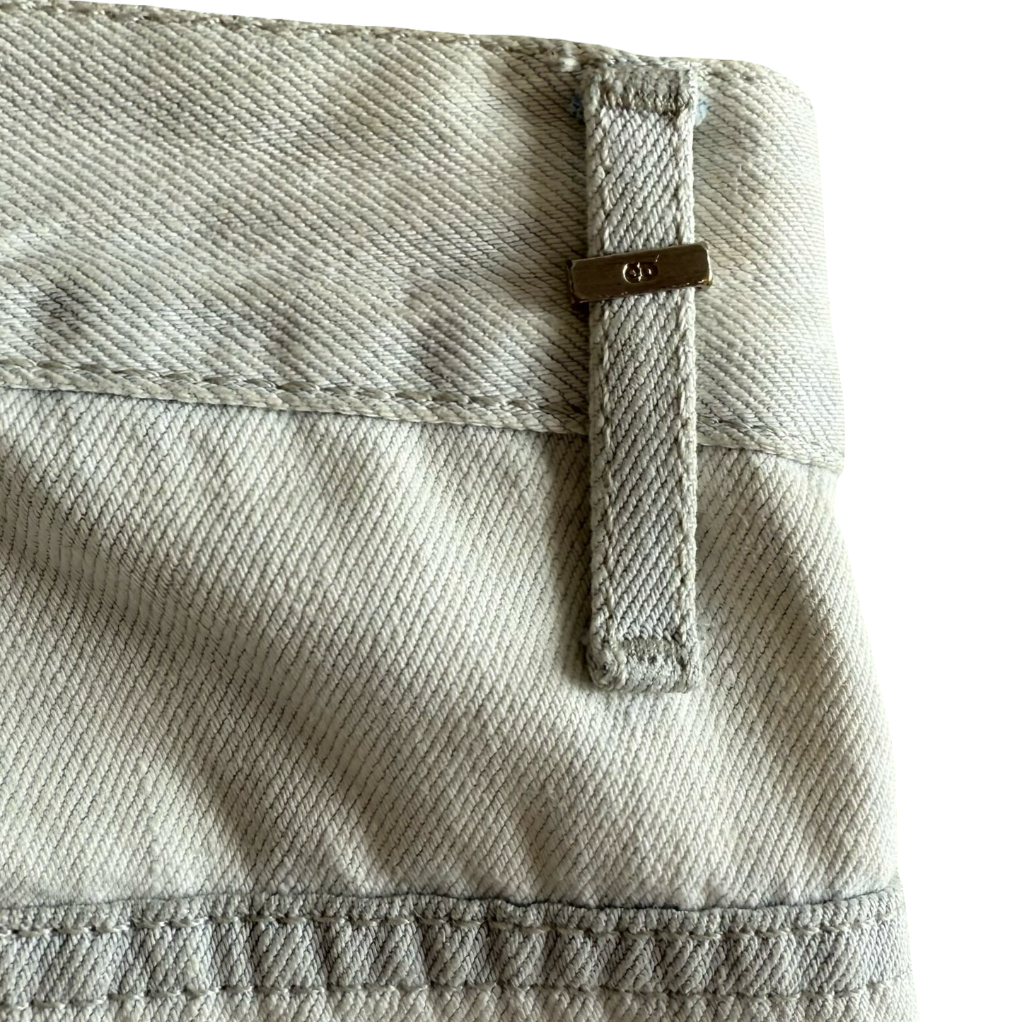 Dior Homme Light Grey Distressed Denim Sz 32
