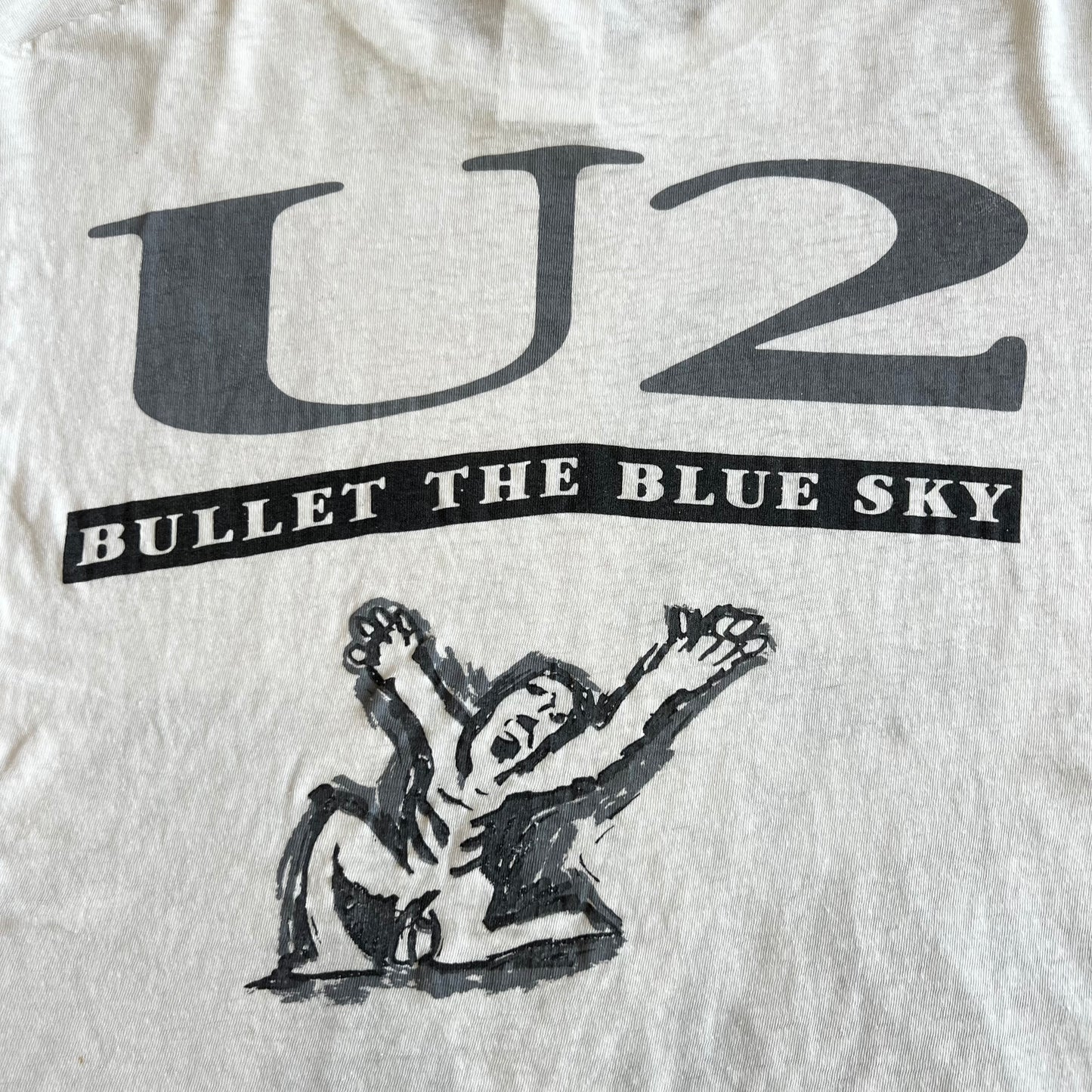 Vintage 80s U2 "Fighter Planes" T-Shirt SZ XL