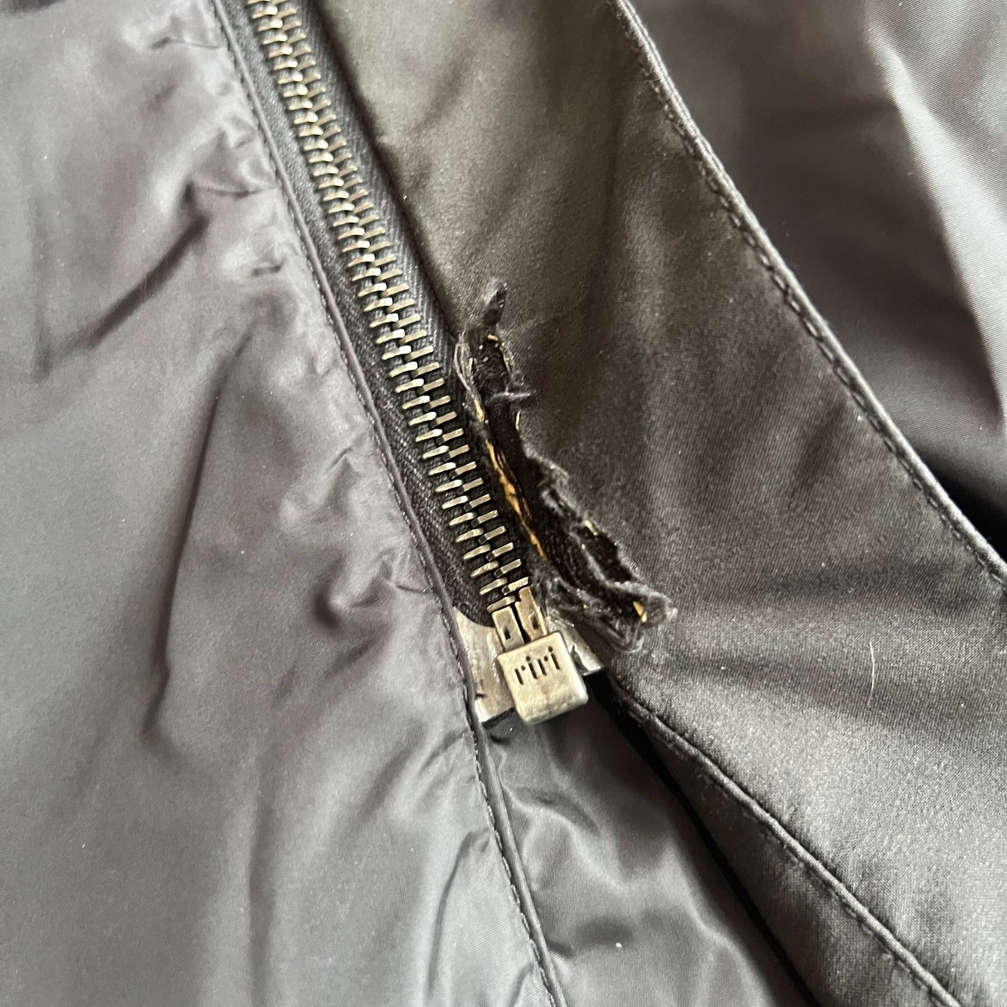 Prada Linea Rosa Reversible Gore-Tex Nylon Long Coat SZ 50