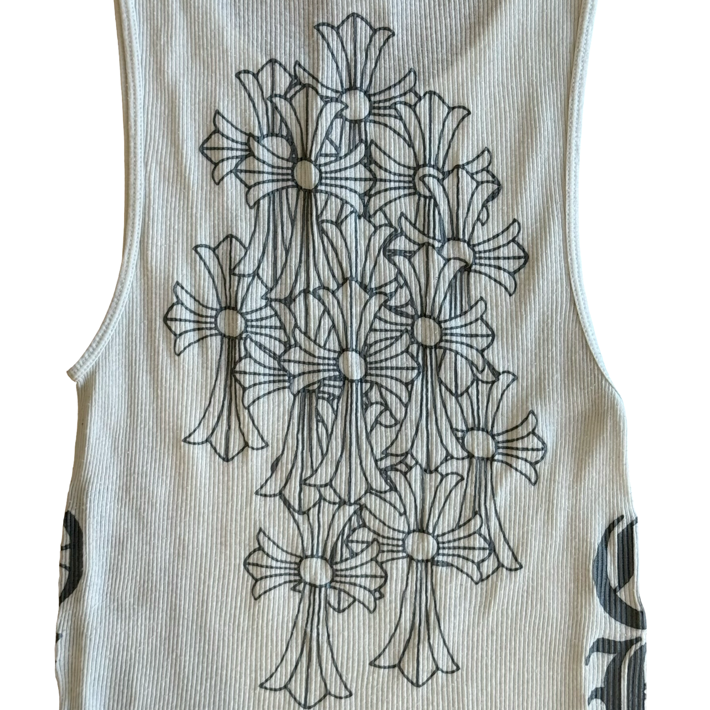 Chrome Hearts Vine Dagger/Cemetery Tank Top SZ M