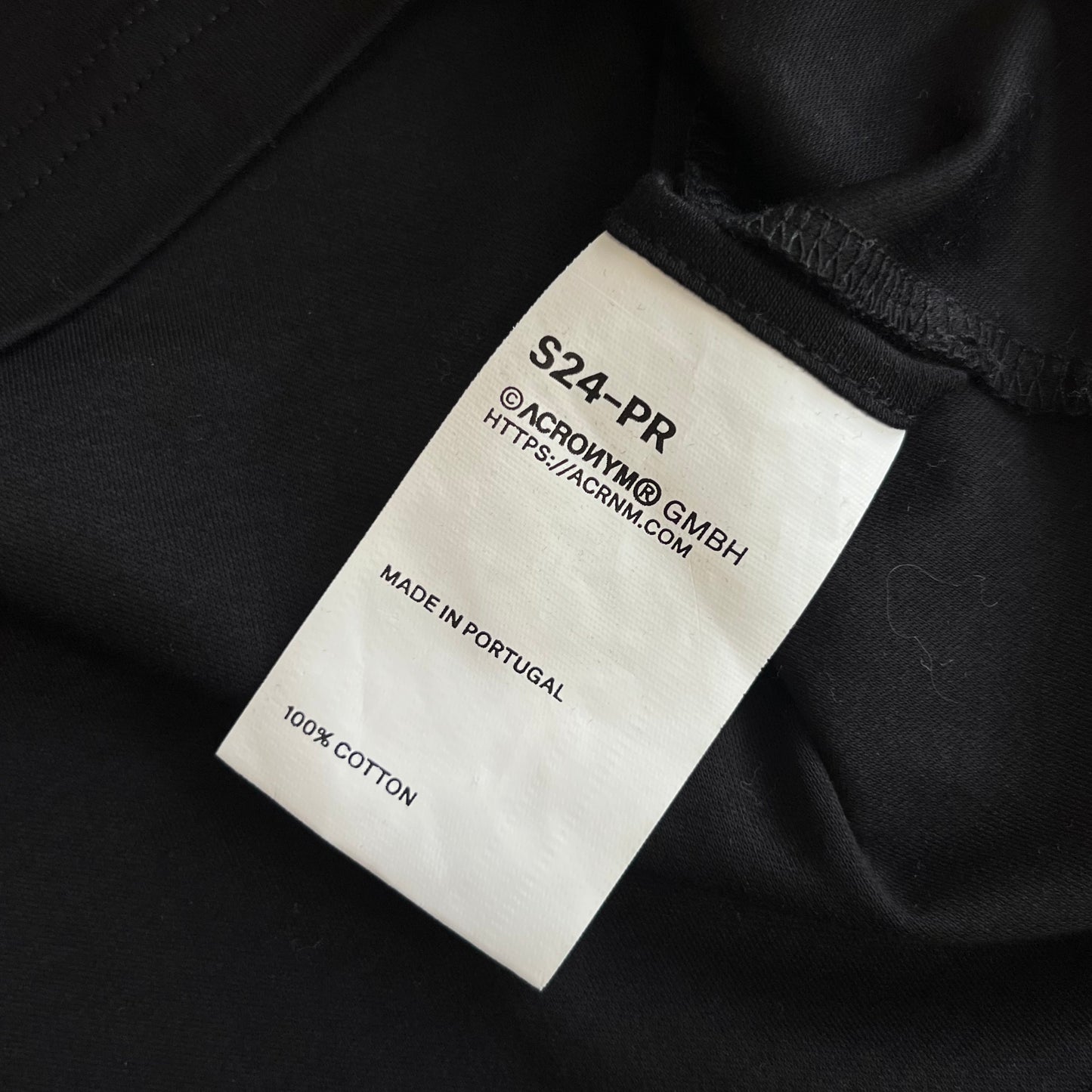 Acronym Graphic T-shirt SZ M