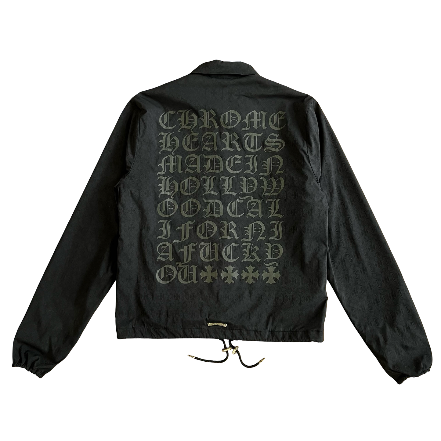 Chrome Hearts ‘Eye Chart’ Coaches Jacket SZ Small